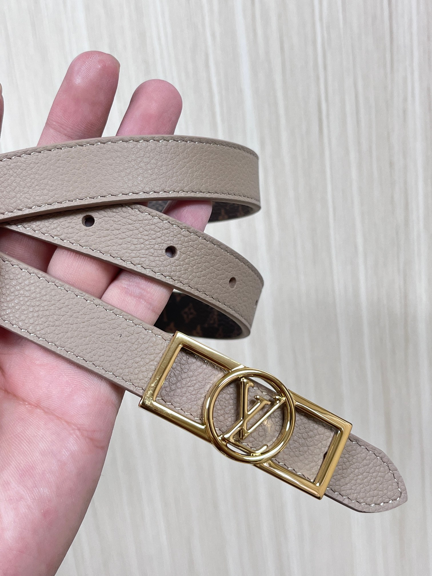 Louis Vuitton Female Basic Belt Cow Leather M