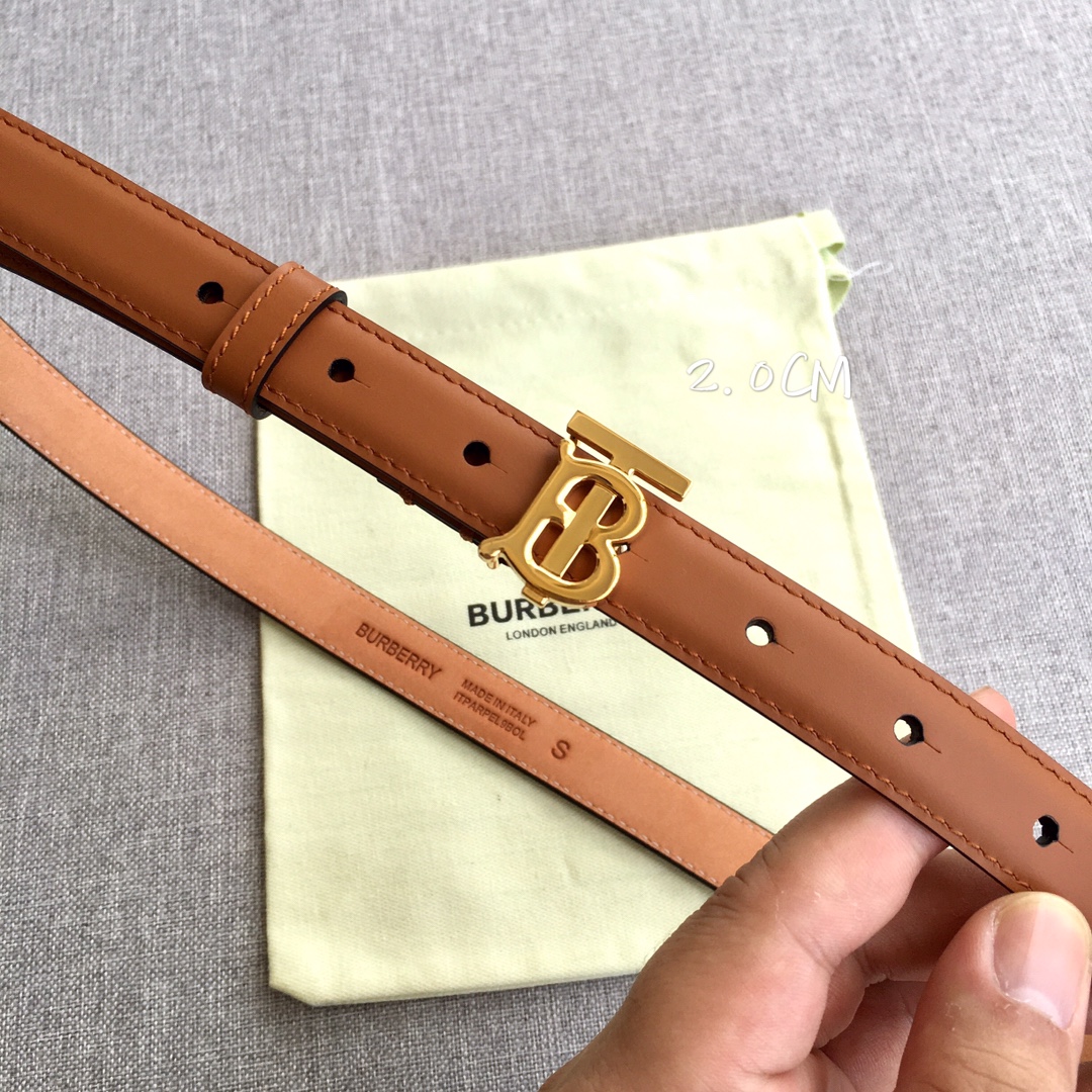 Female Basic Belt Top Grain Leather 20mm
