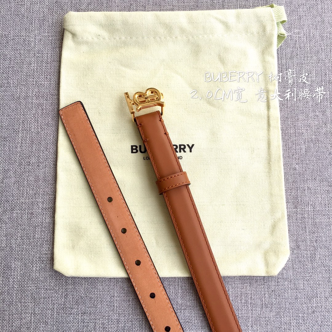 Female Basic Belt Top Grain Leather 20mm