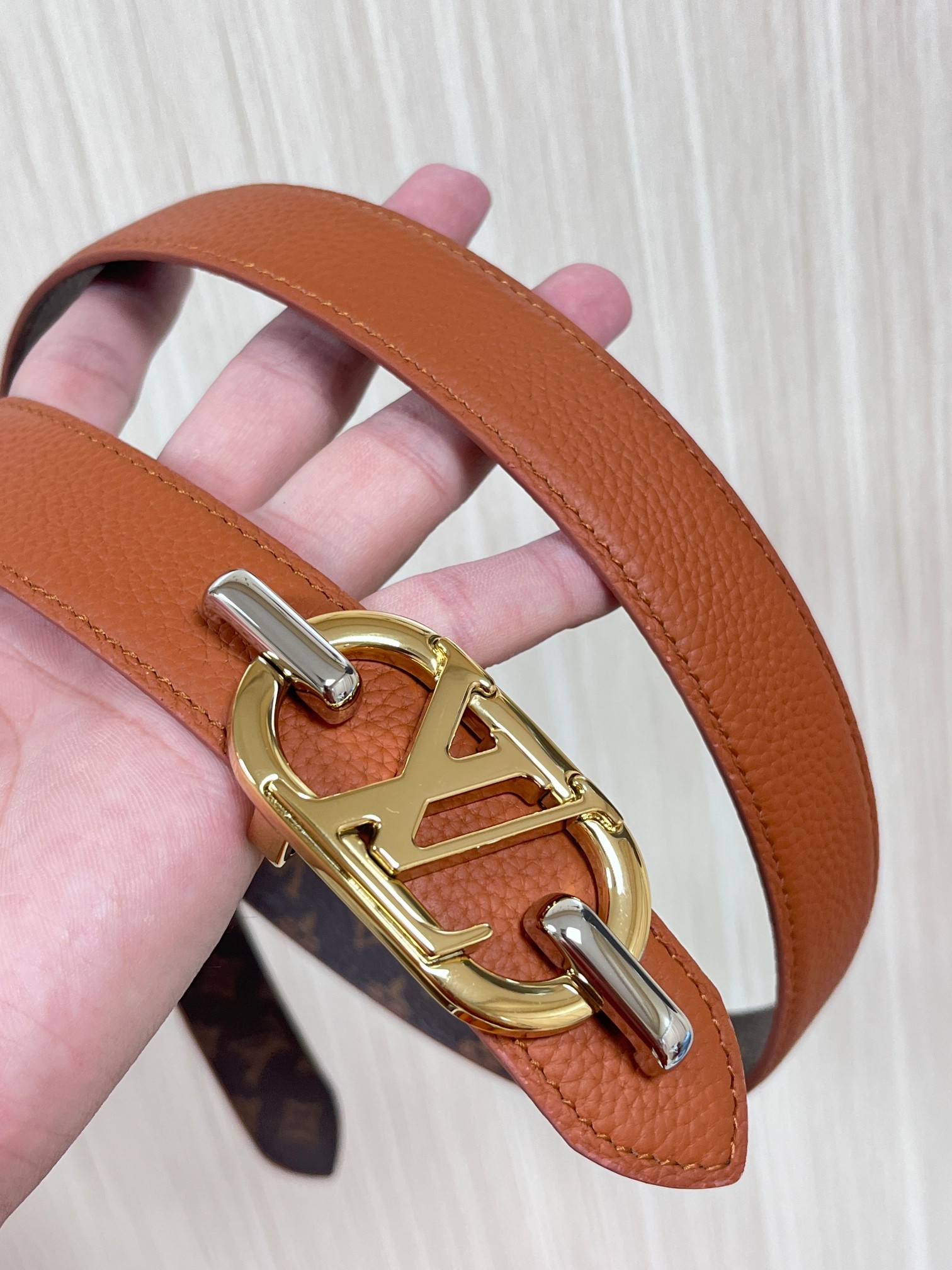 Louis Vuitton Female Basic Belt Cow Leather M