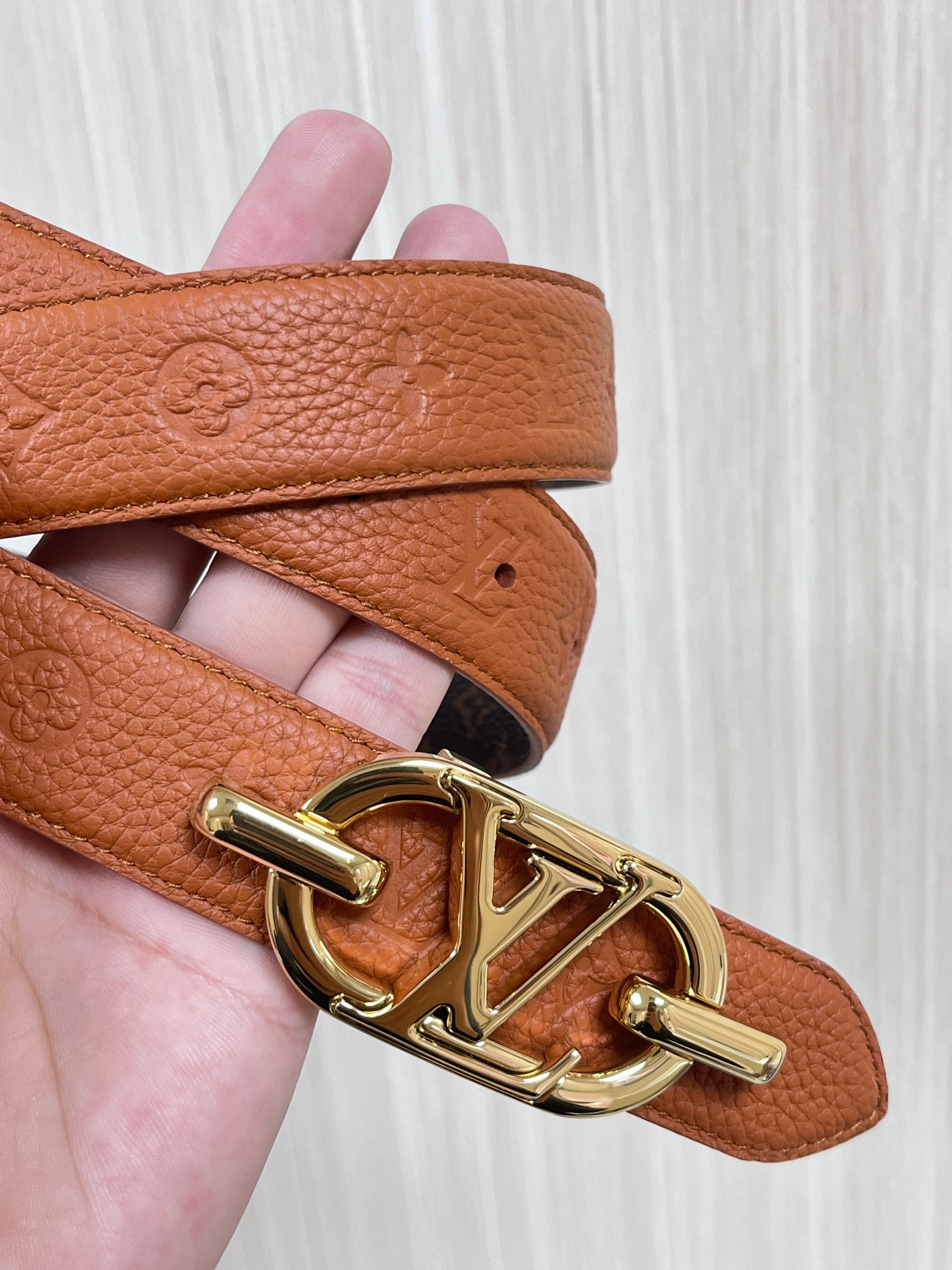 Louis Vuitton Female Basic Belt Cow Leather M