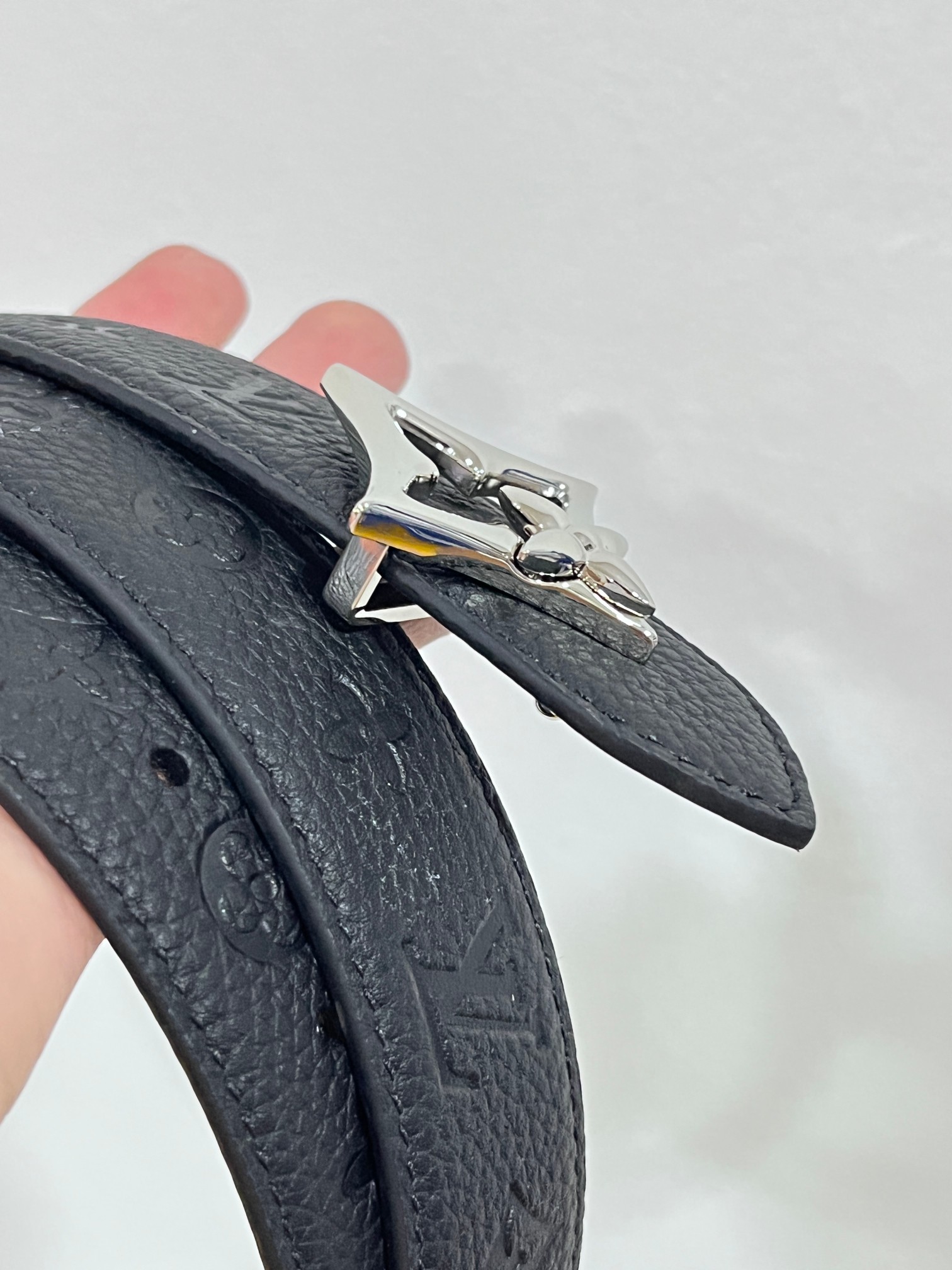 Louis Vuitton Female Basic Belt Canvas Black 13514-m