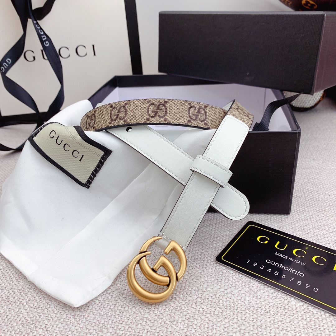 Gucci Female Basic Belt Top Grain Leather 13514
