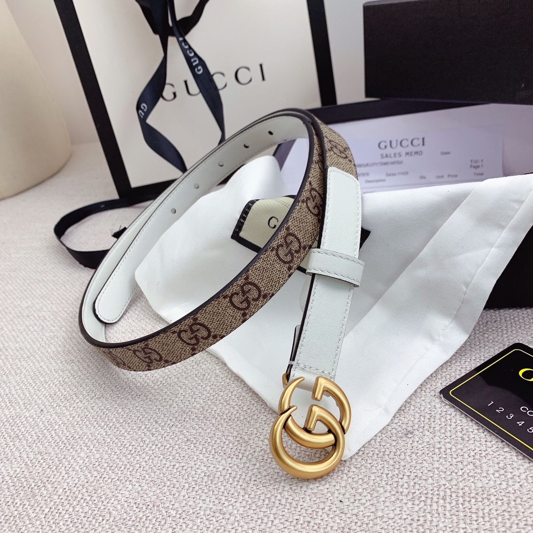 Gucci Female Basic Belt Top Grain Leather 13514