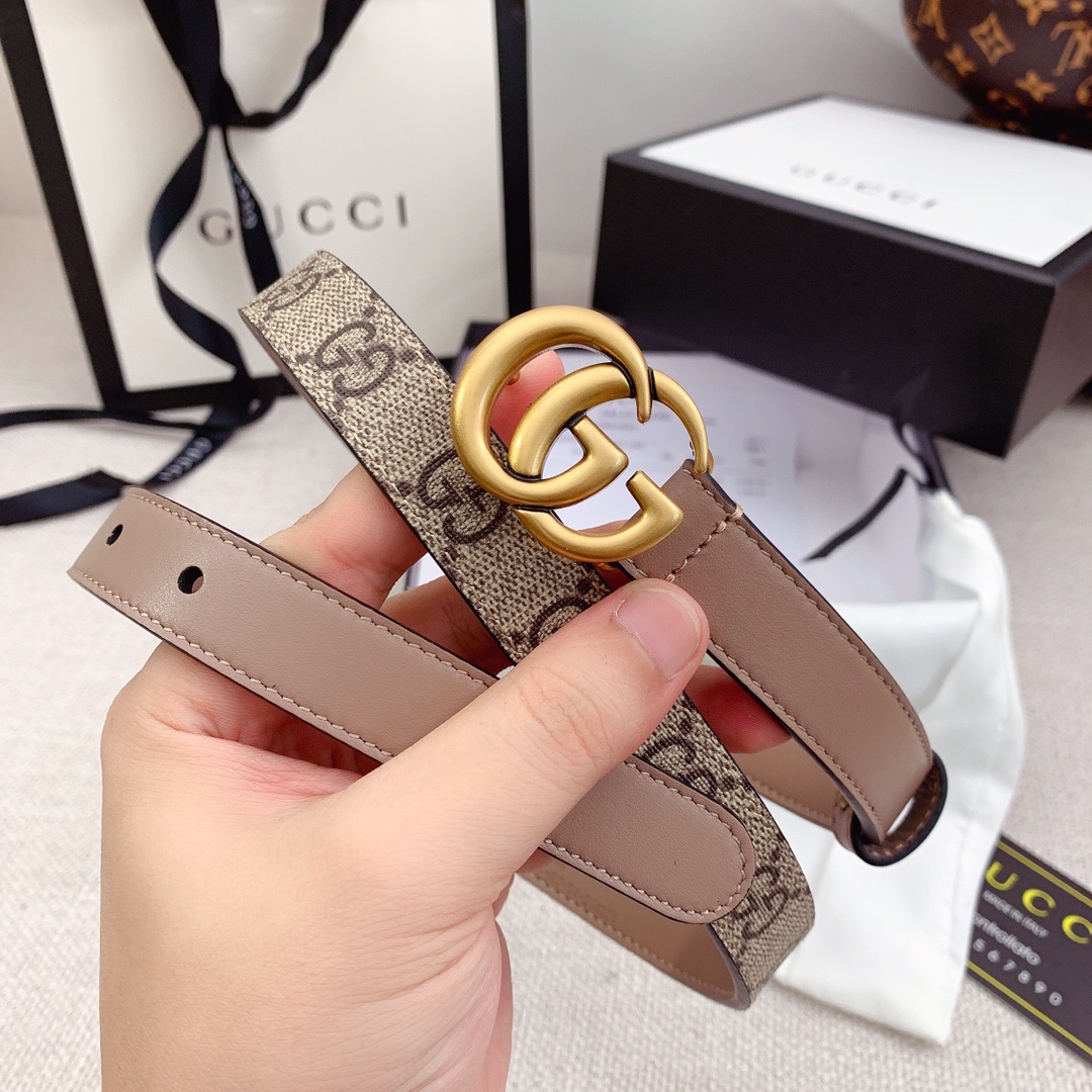 Gucci Female Basic Belt Top Grain Leather 13514
