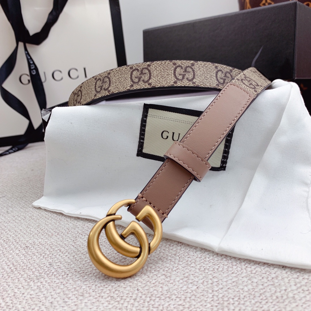 Gucci Female Basic Belt Top Grain Leather 13514