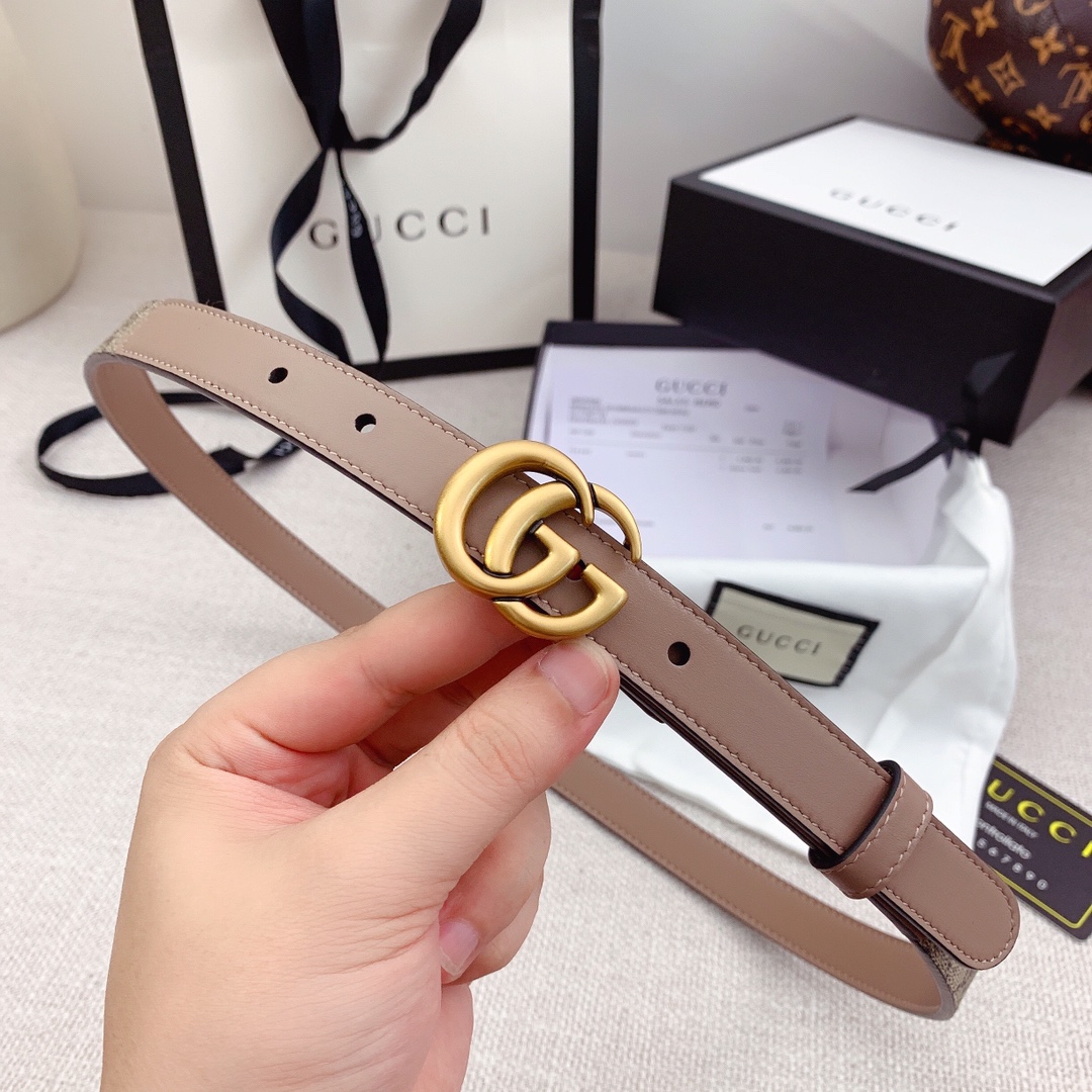 Gucci Female Basic Belt Top Grain Leather 13514