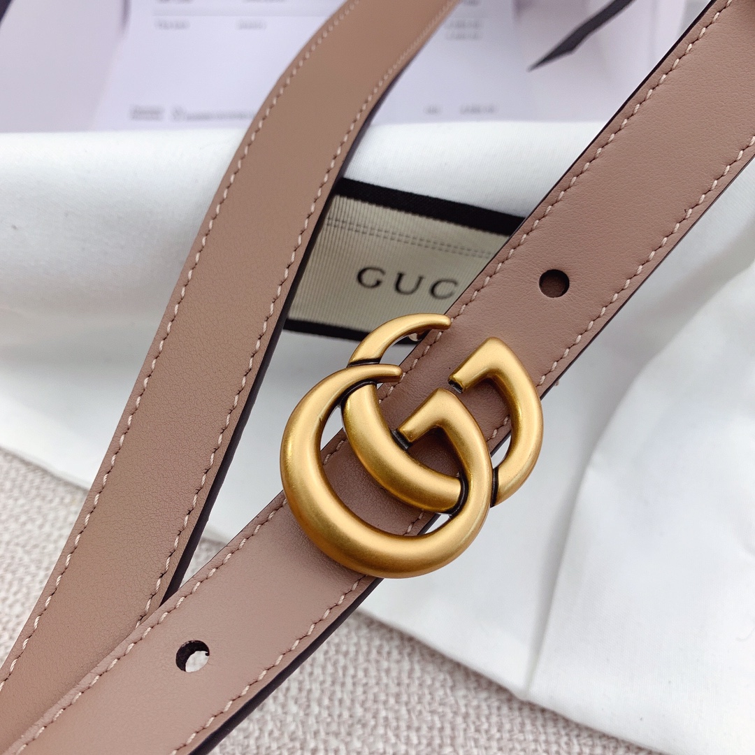 Gucci Female Basic Belt Top Grain Leather 13514