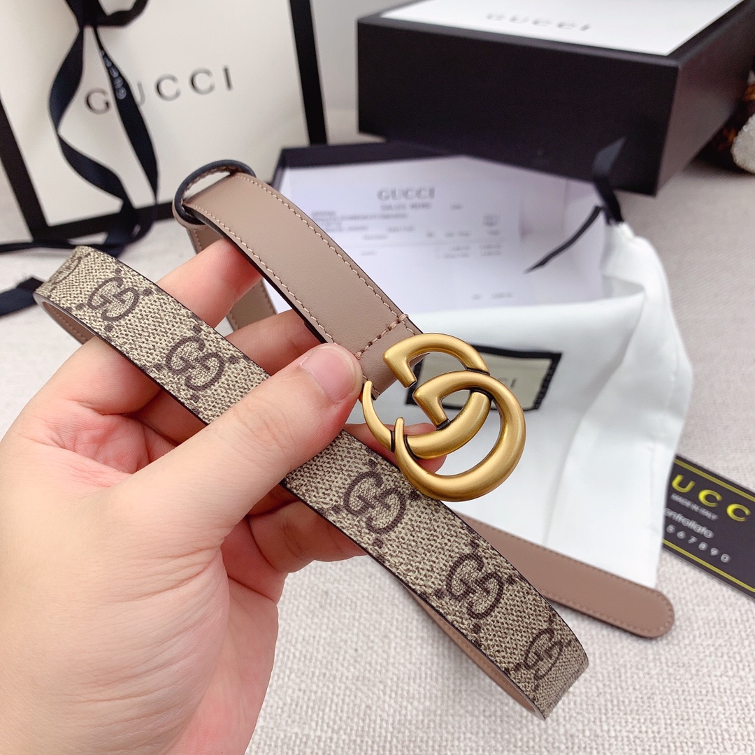 Gucci Female Basic Belt Top Grain Leather 13514