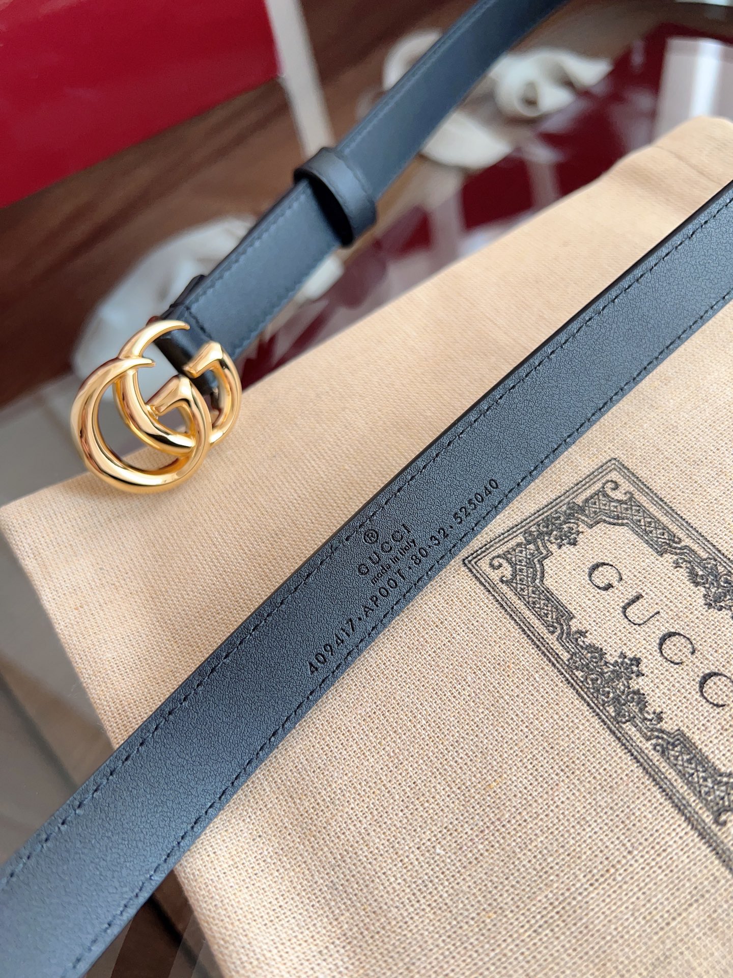 Gucci Female Basic Belt Cow Leather M-l