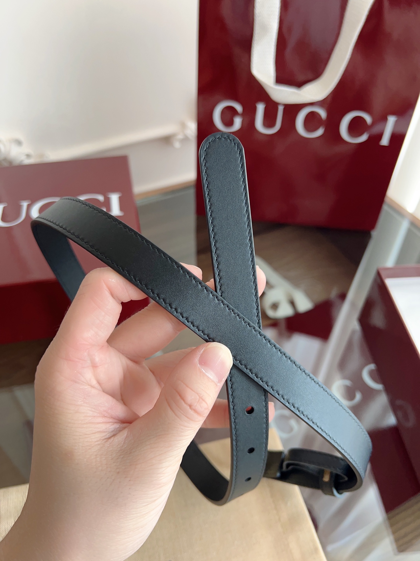 Gucci Female Basic Belt Cow Leather M-l
