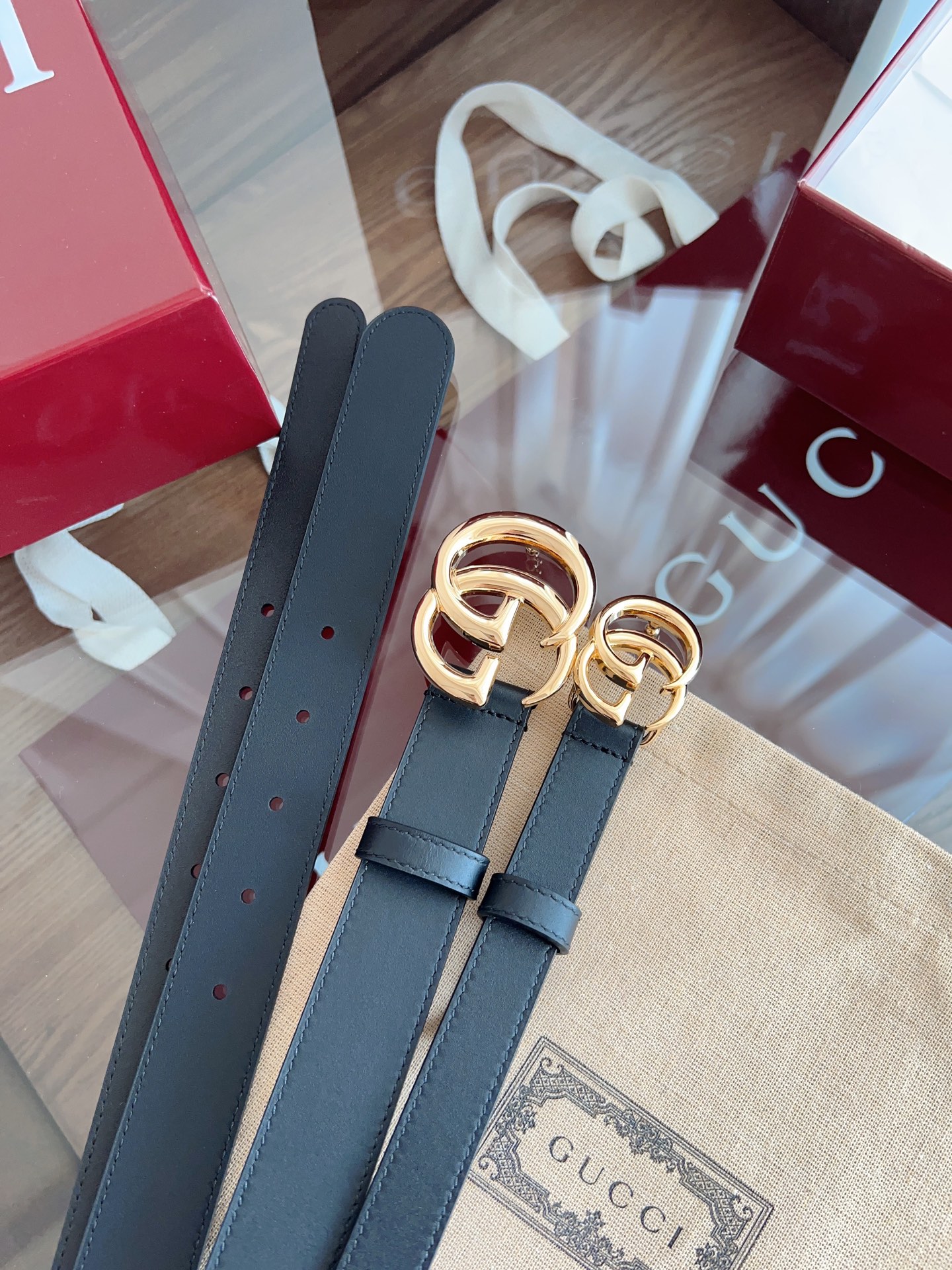 Gucci Female Basic Belt Cow Leather M-l