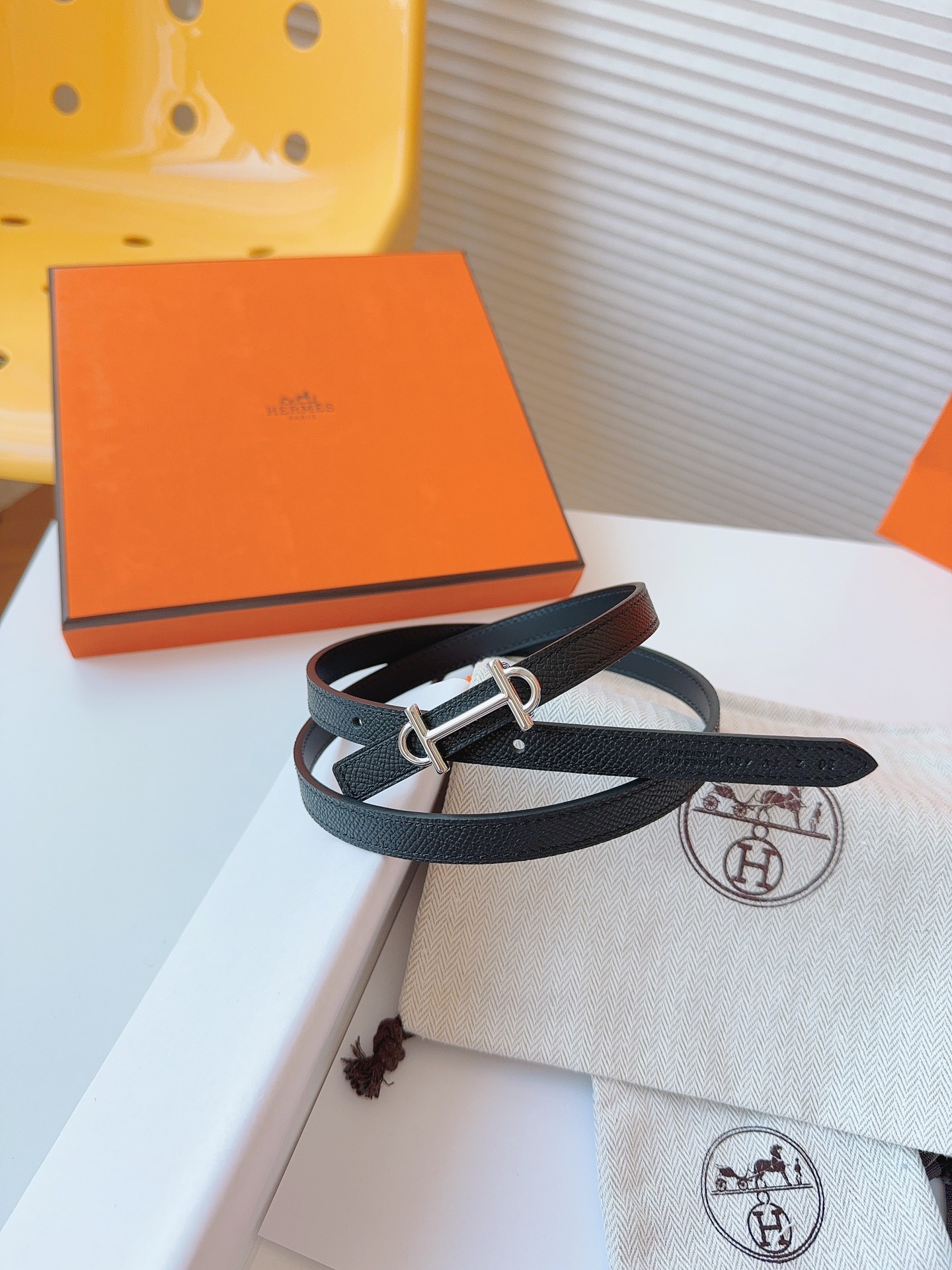 Hermès Female Basic Belt Cow Leather S-m