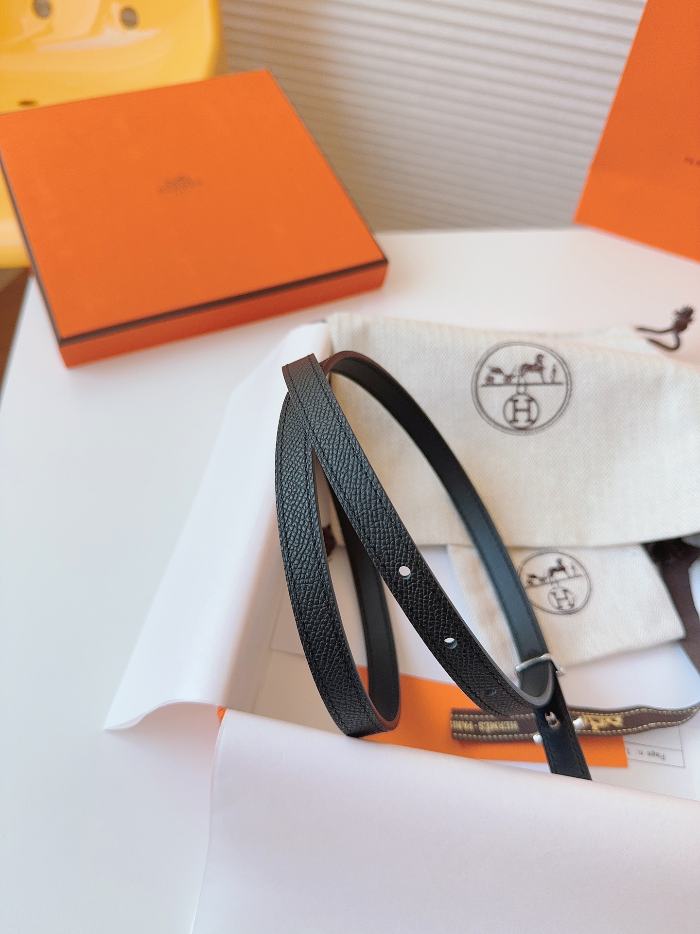 Hermès Female Basic Belt Cow Leather S-m