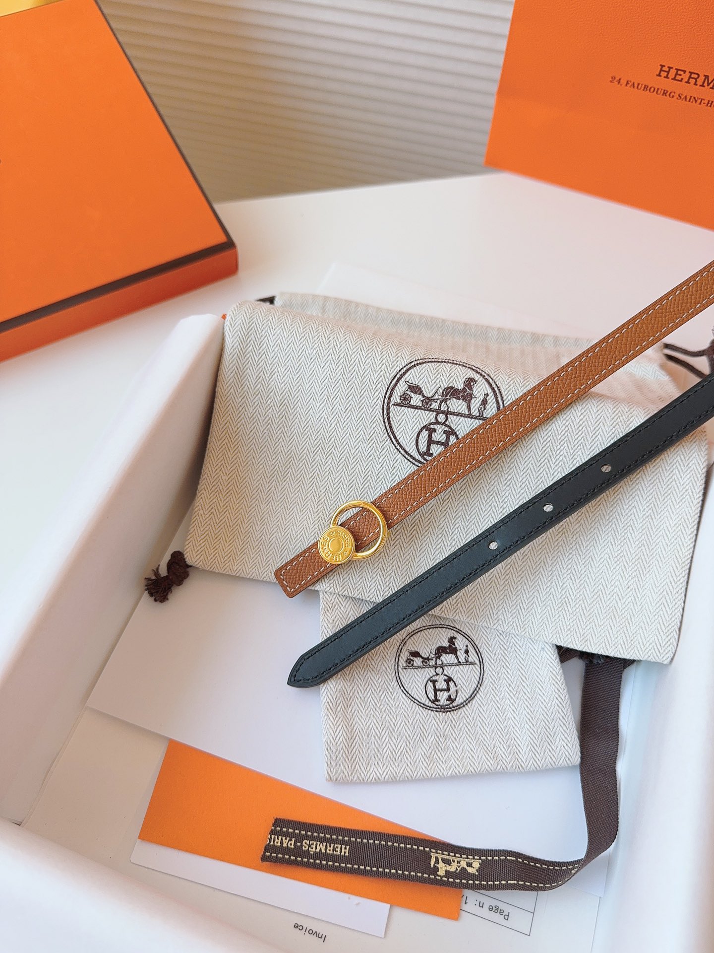 Hermès Female Basic Belt Cow Leather S-m