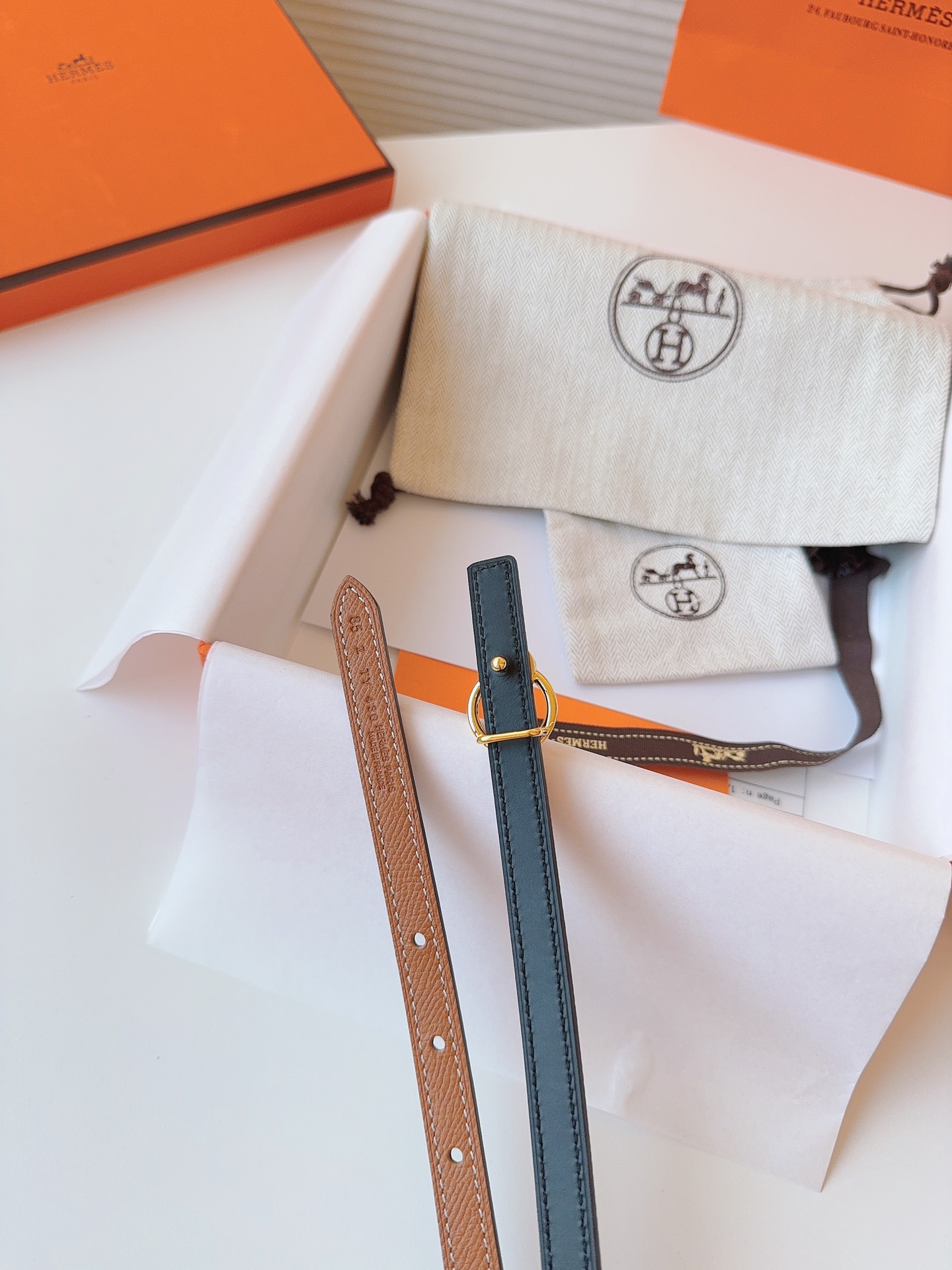 Hermès Female Basic Belt Cow Leather S-m