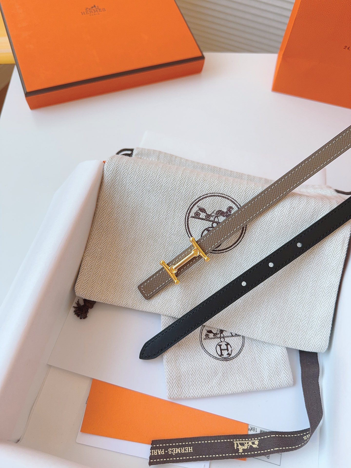 Hermès Female Basic Belt Cow Leather S-m