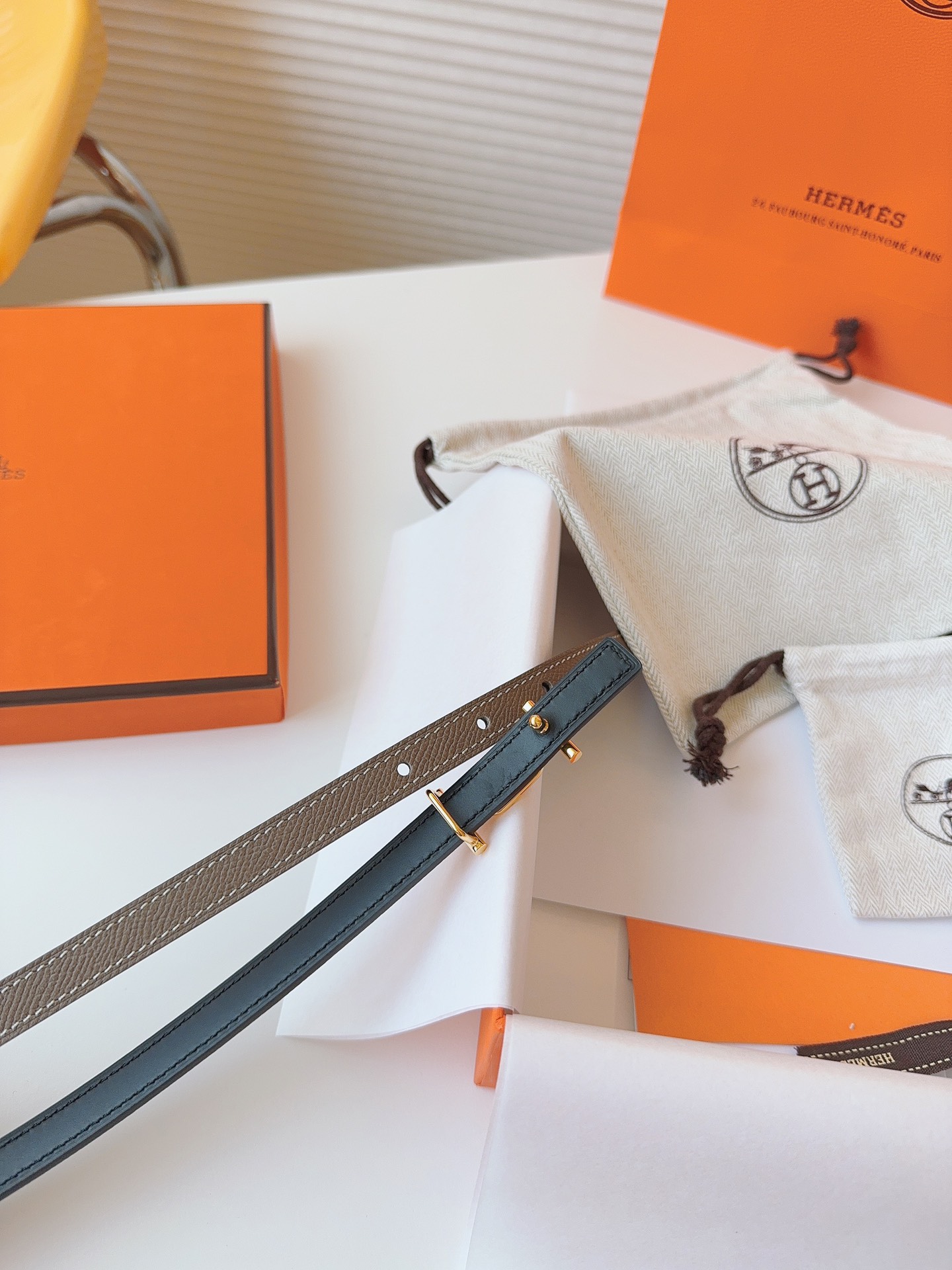 Hermès Female Basic Belt Cow Leather S-m