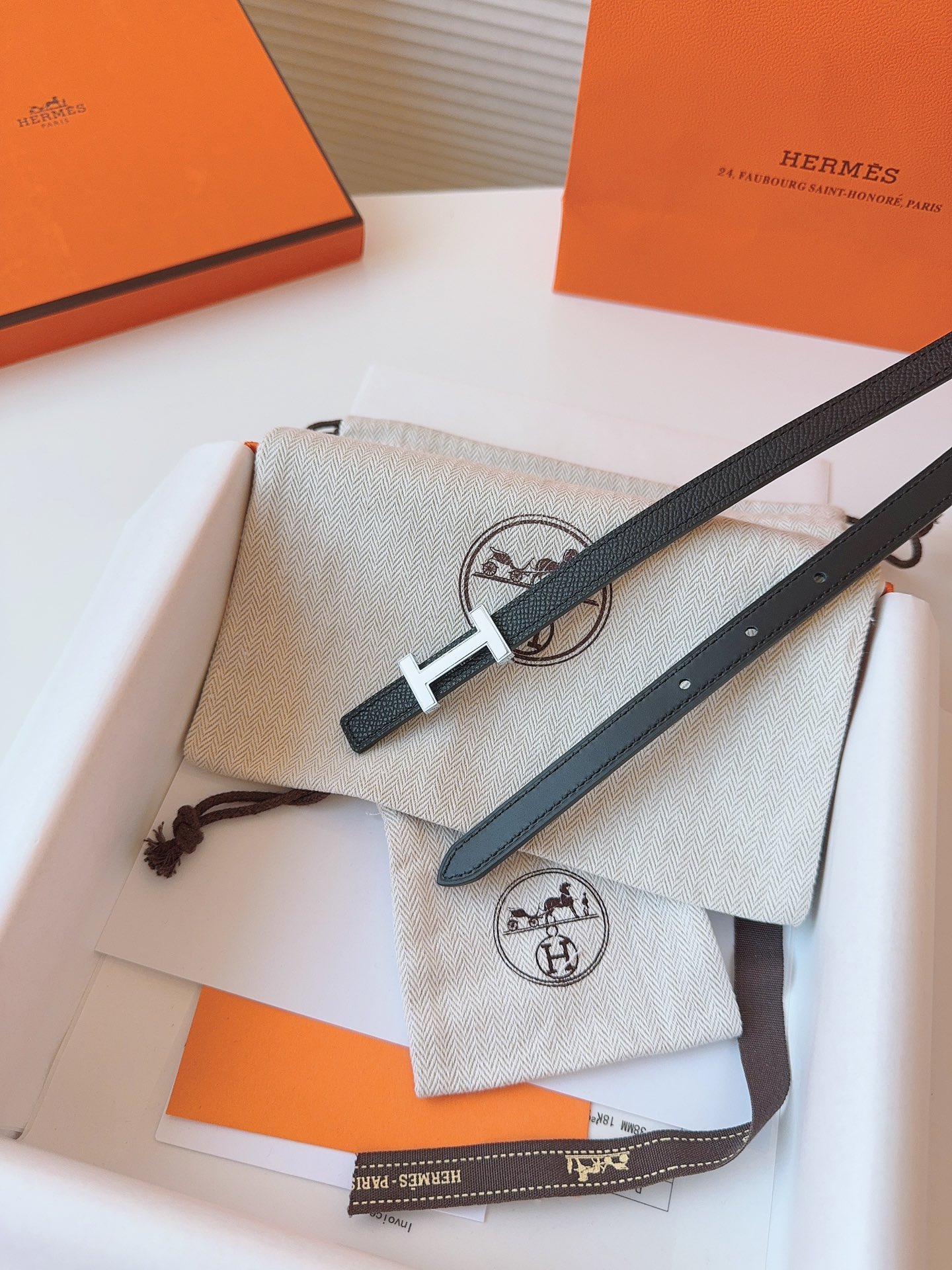 Hermès Female Basic Belt Cow Leather S-m