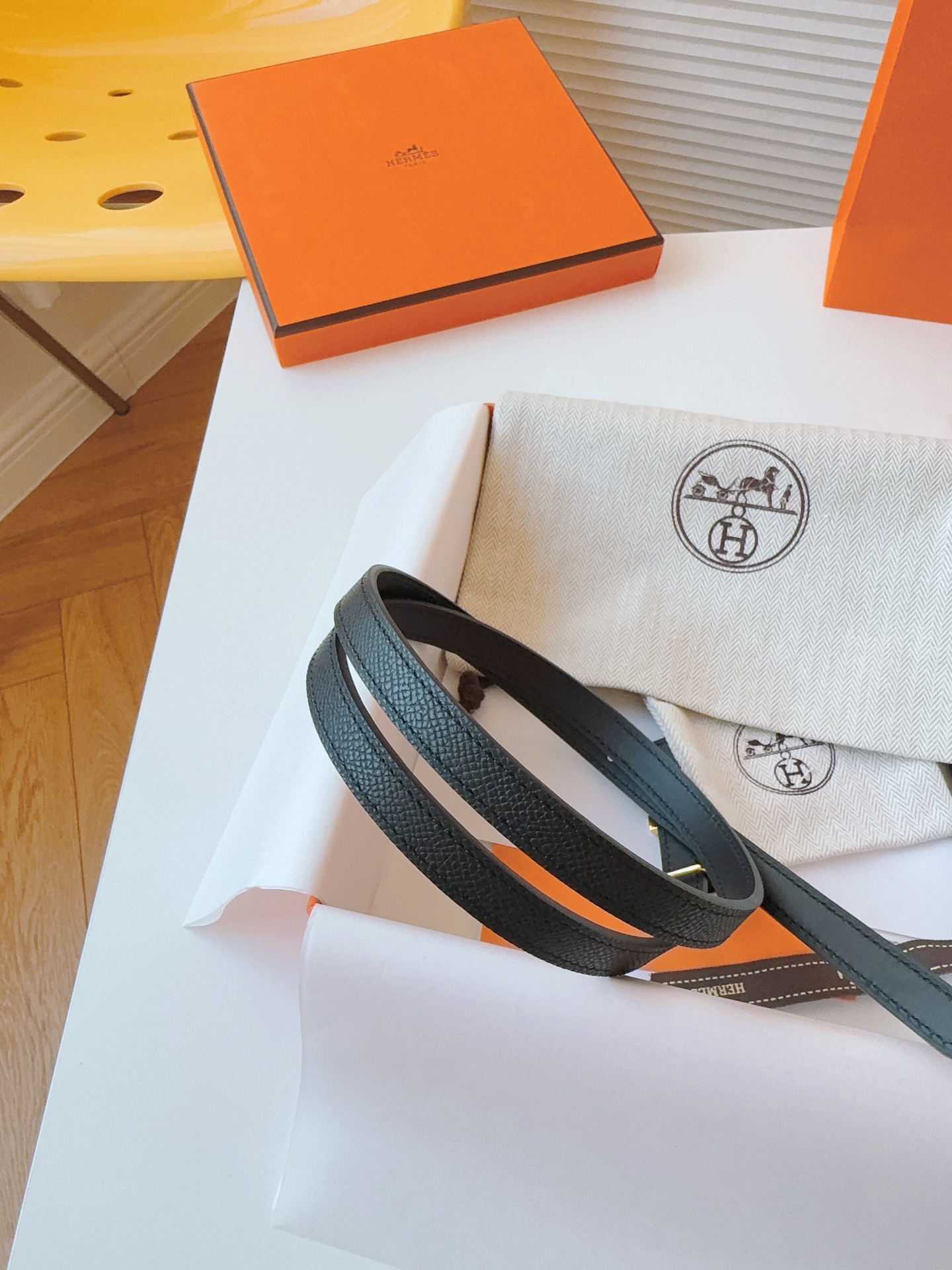 Hermès Female Basic Belt Cow Leather S-m