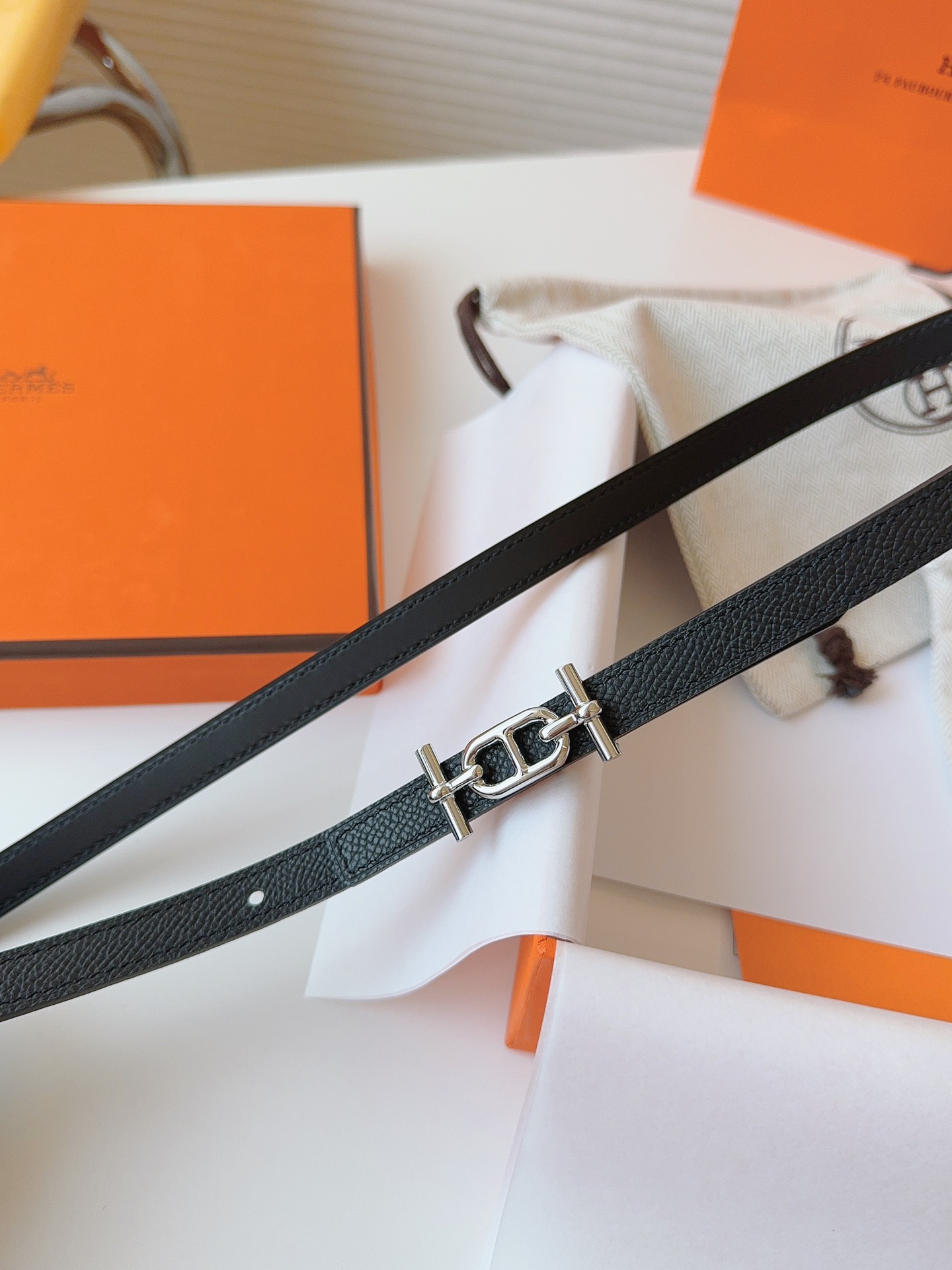 Hermès Female Basic Belt Cow Leather S-m