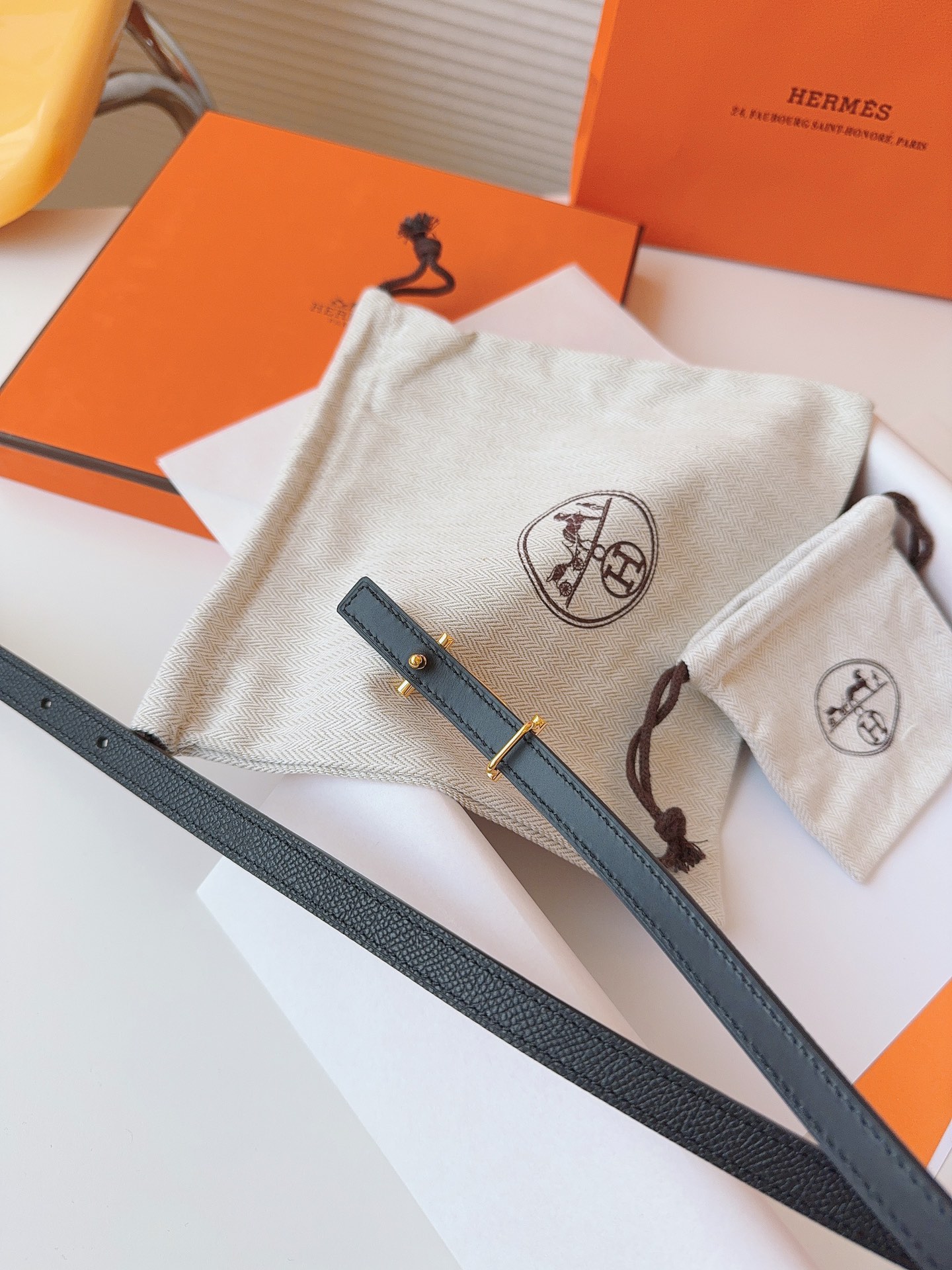 Hermès Female Basic Belt Cow Leather S-m