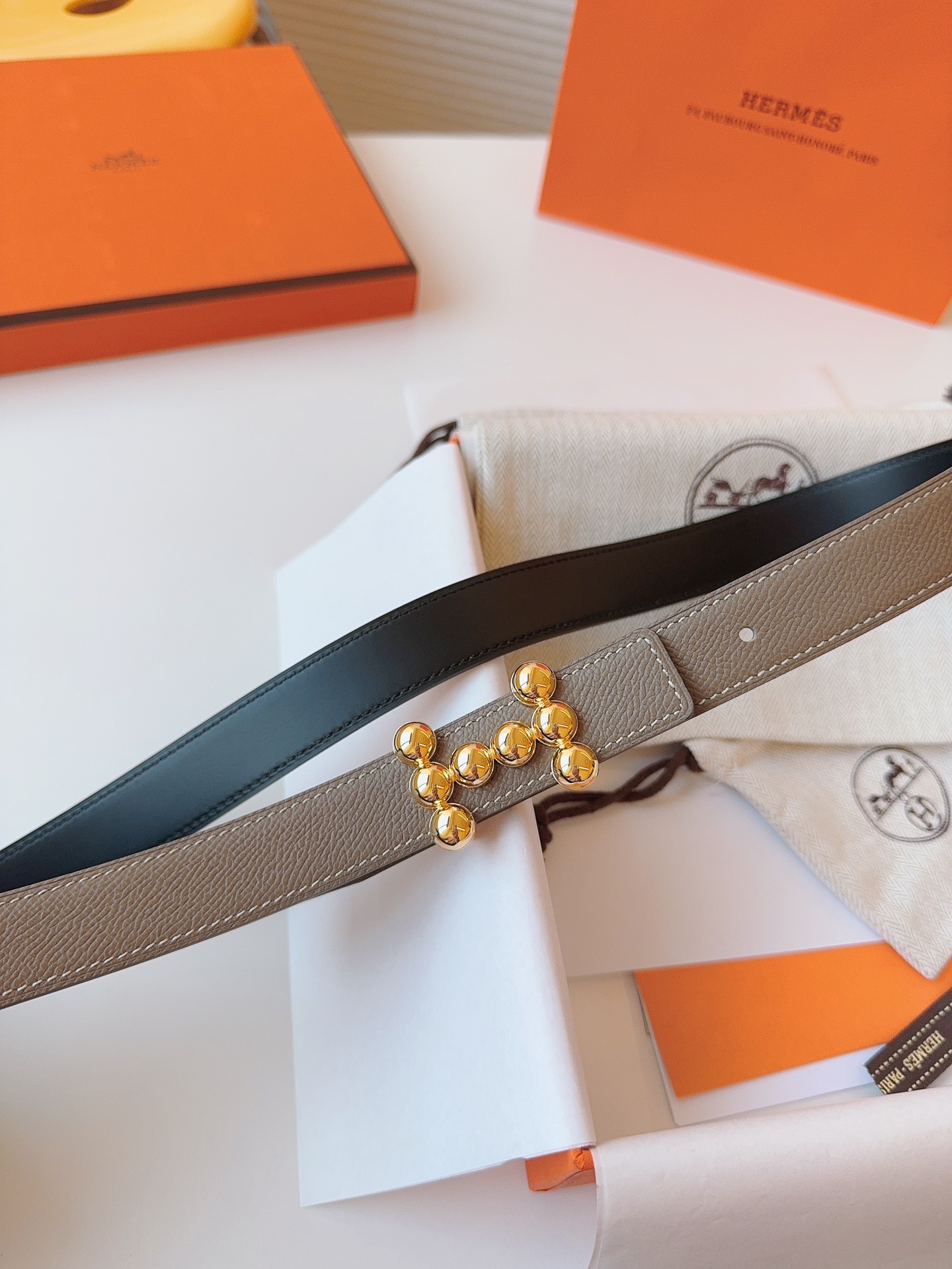 Hermès Female Basic Belt Cow Leather S-m
