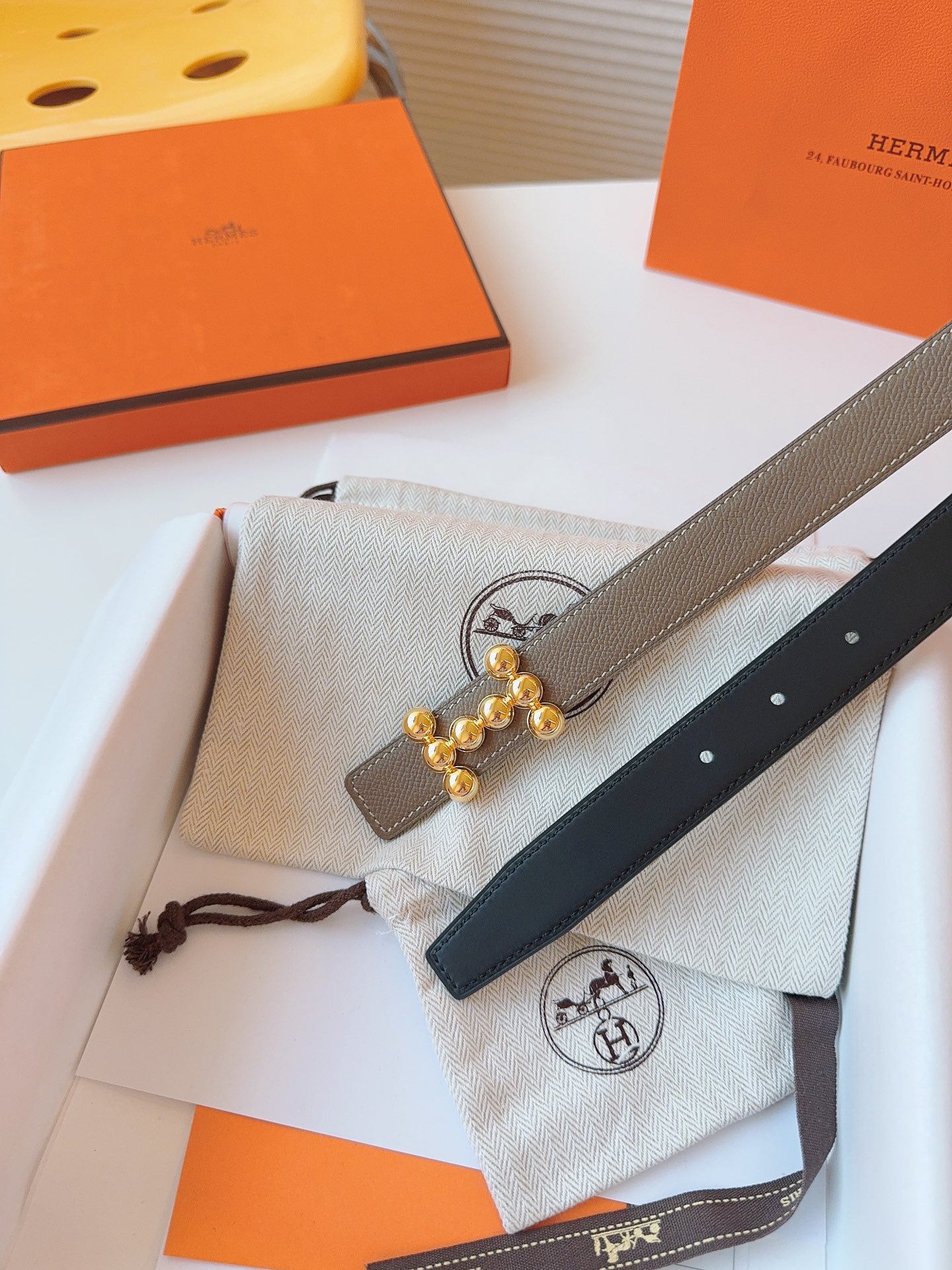 Hermès Female Basic Belt Cow Leather S-m