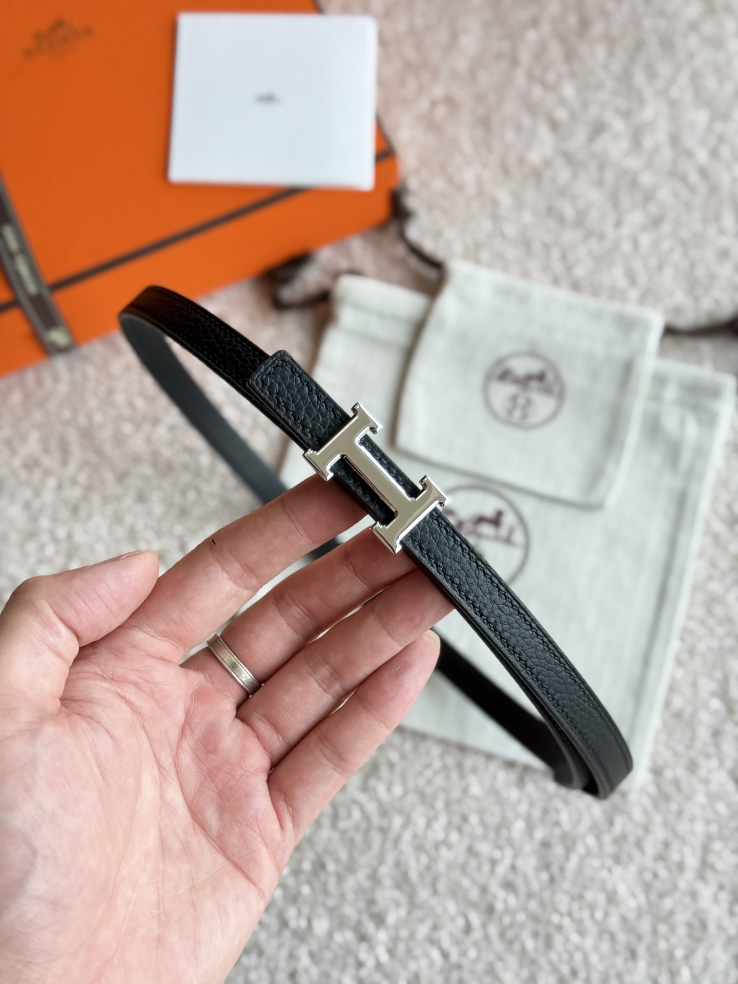 Hermès Female Basic Belt 13mm-s-m