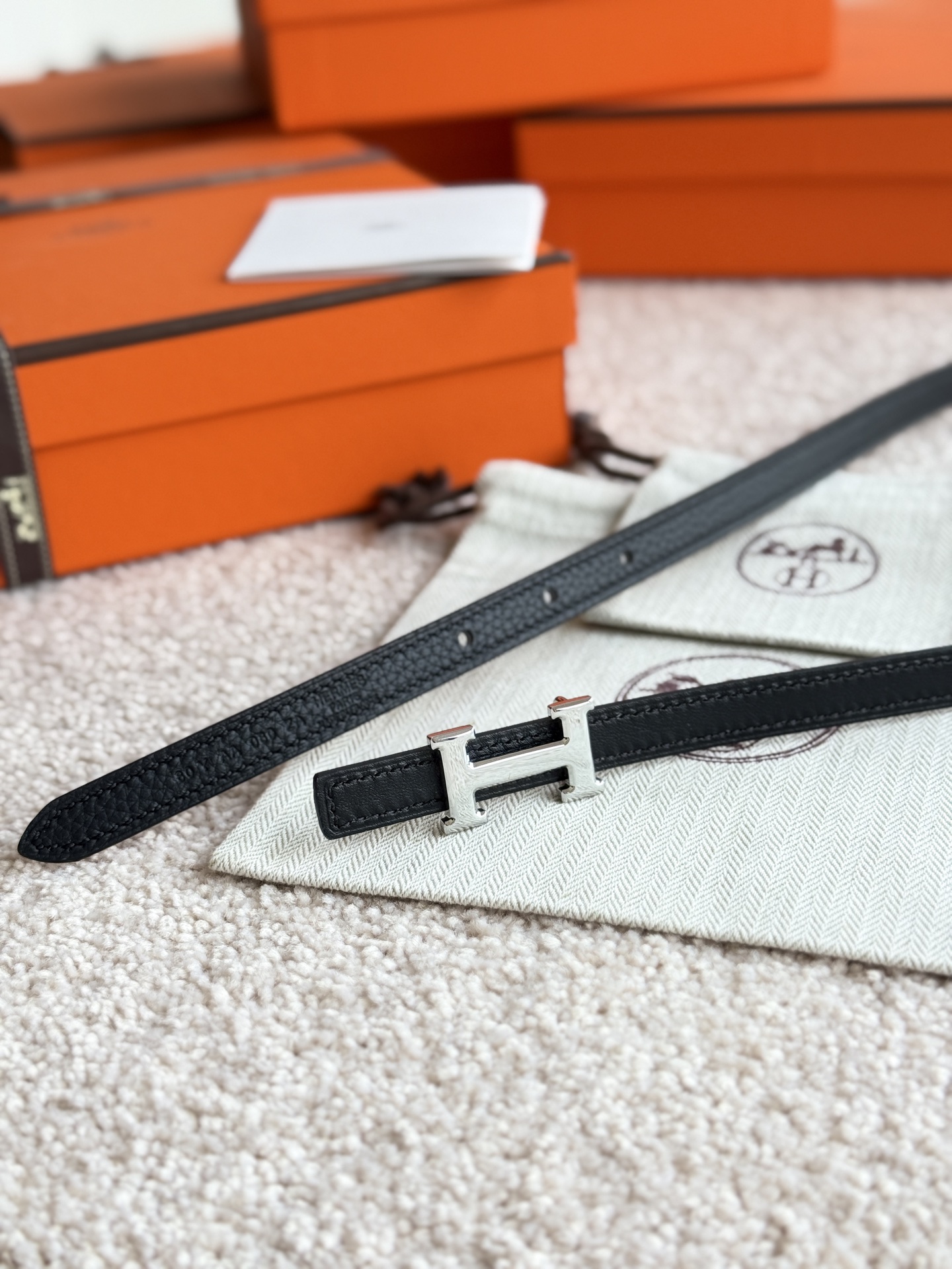 Hermès Female Basic Belt 13mm-s-m