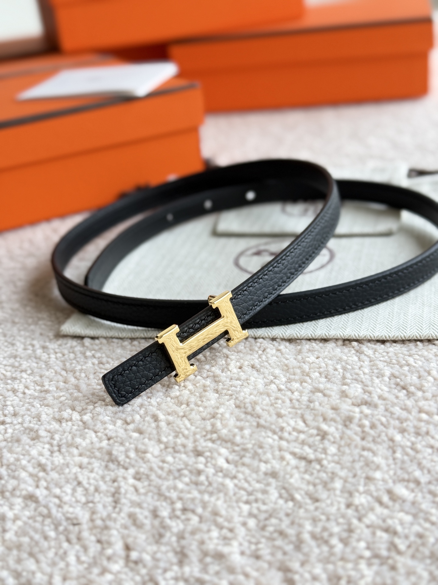 Hermès Female Basic Belt 13mm-s-m