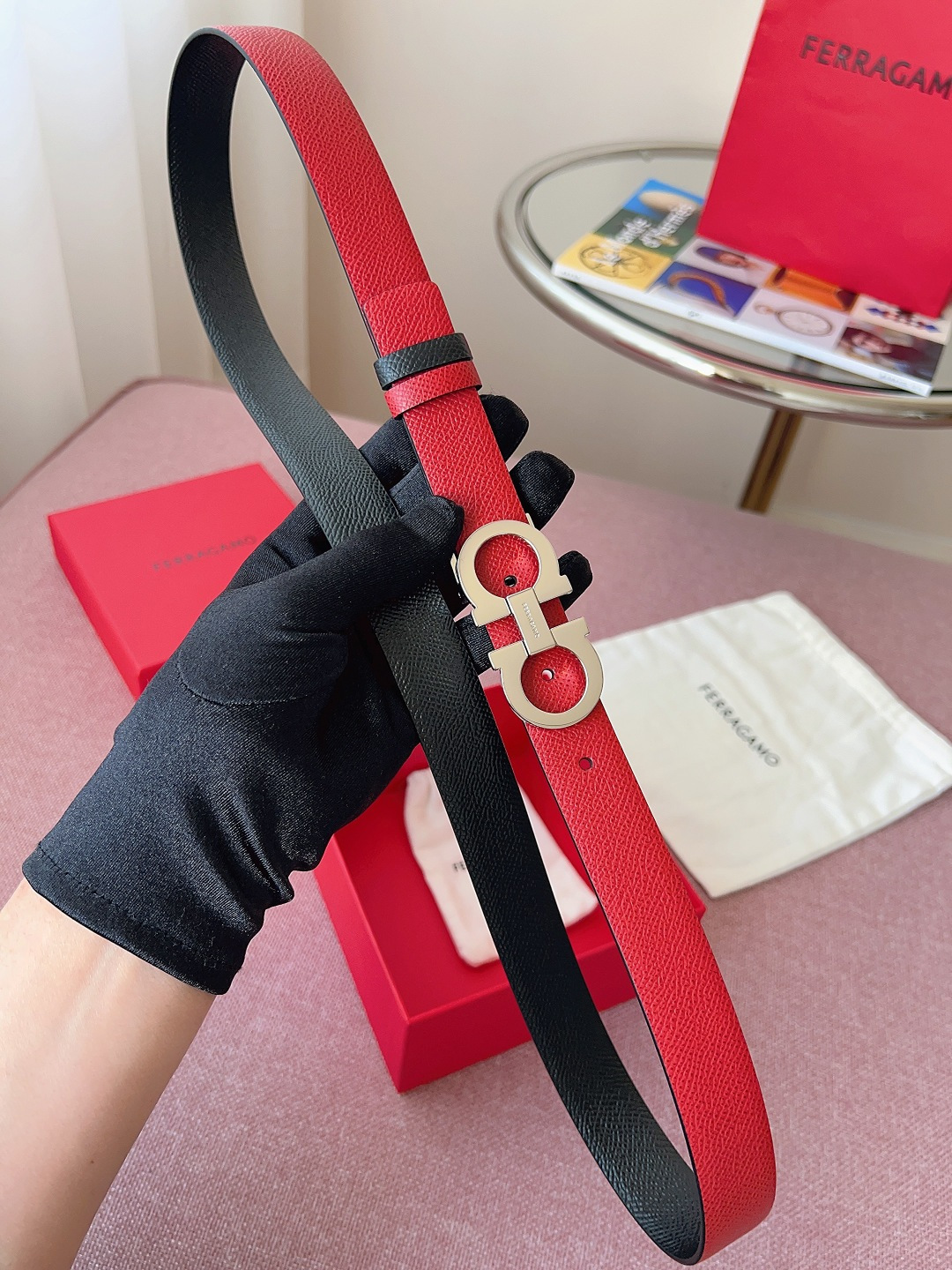 Salvatore Ferragamo Female Basic Belt M