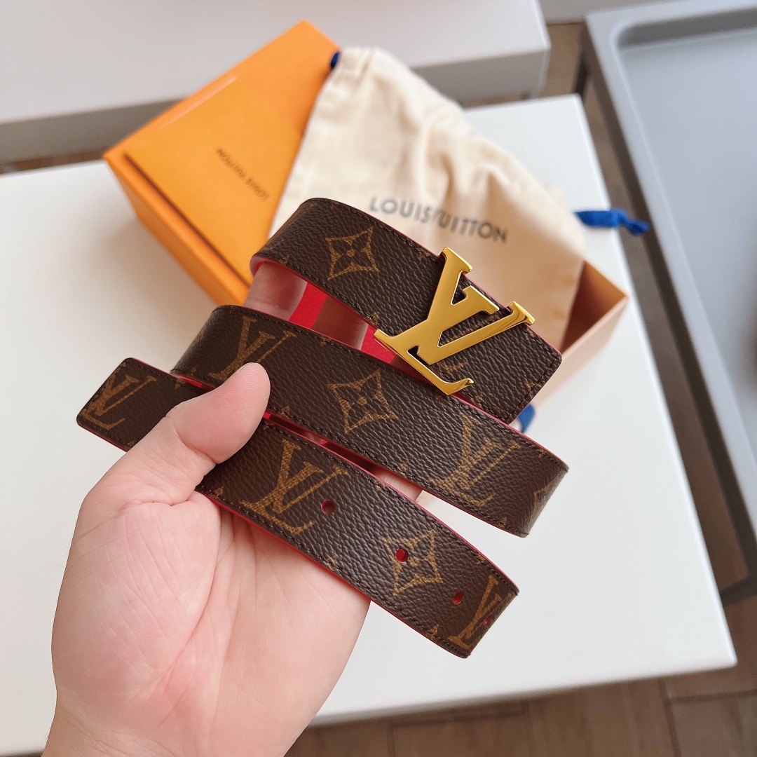 Louis Vuitton Female Basic Belt 30mm