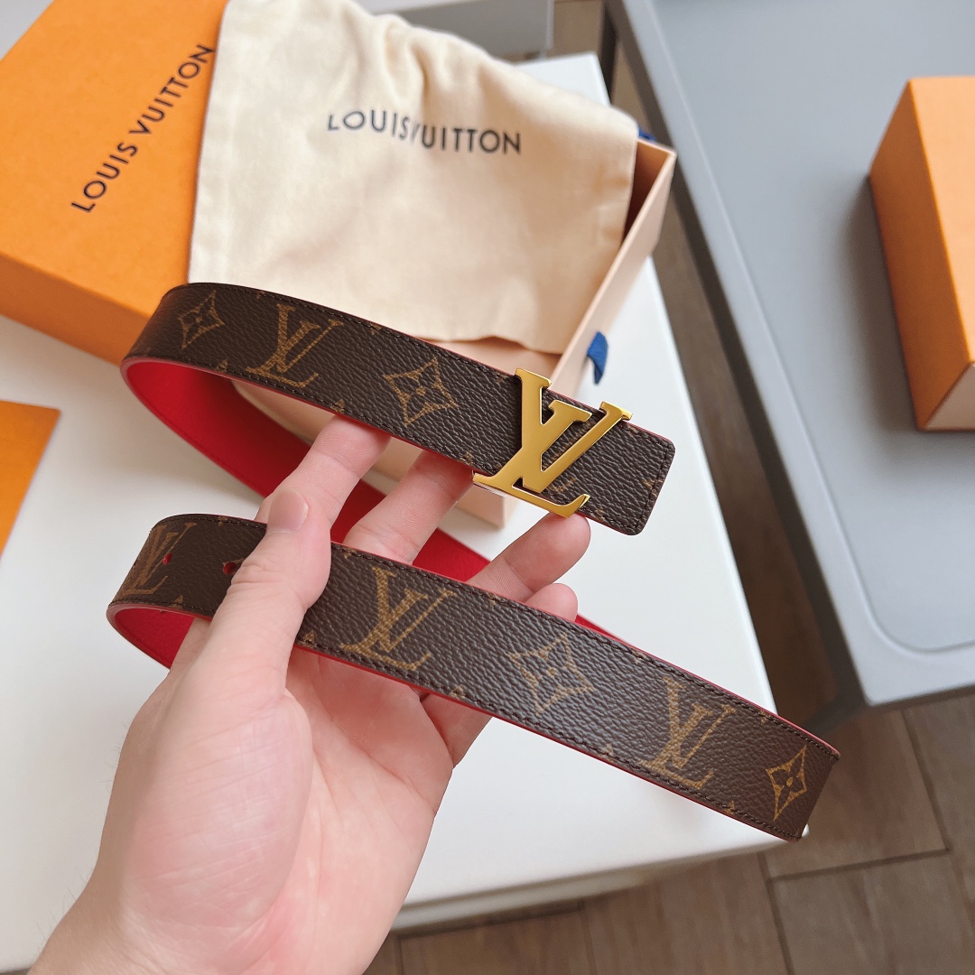 Louis Vuitton Female Basic Belt 30mm