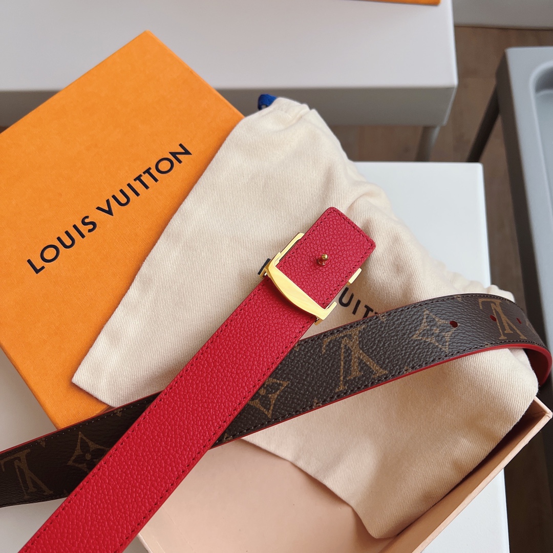 Louis Vuitton Female Basic Belt 30mm