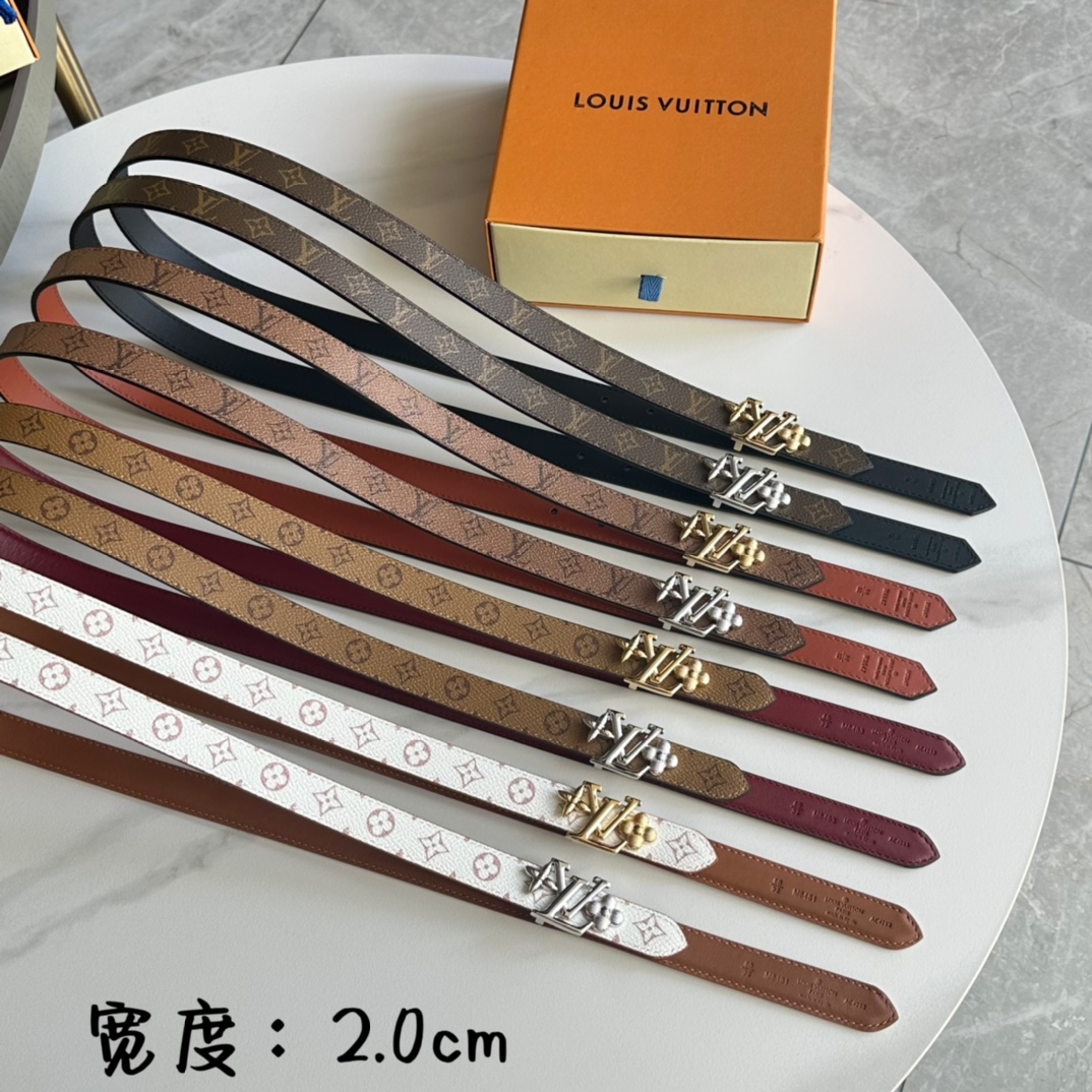 Female Basic Belt Cow Leather 20mm-s-l