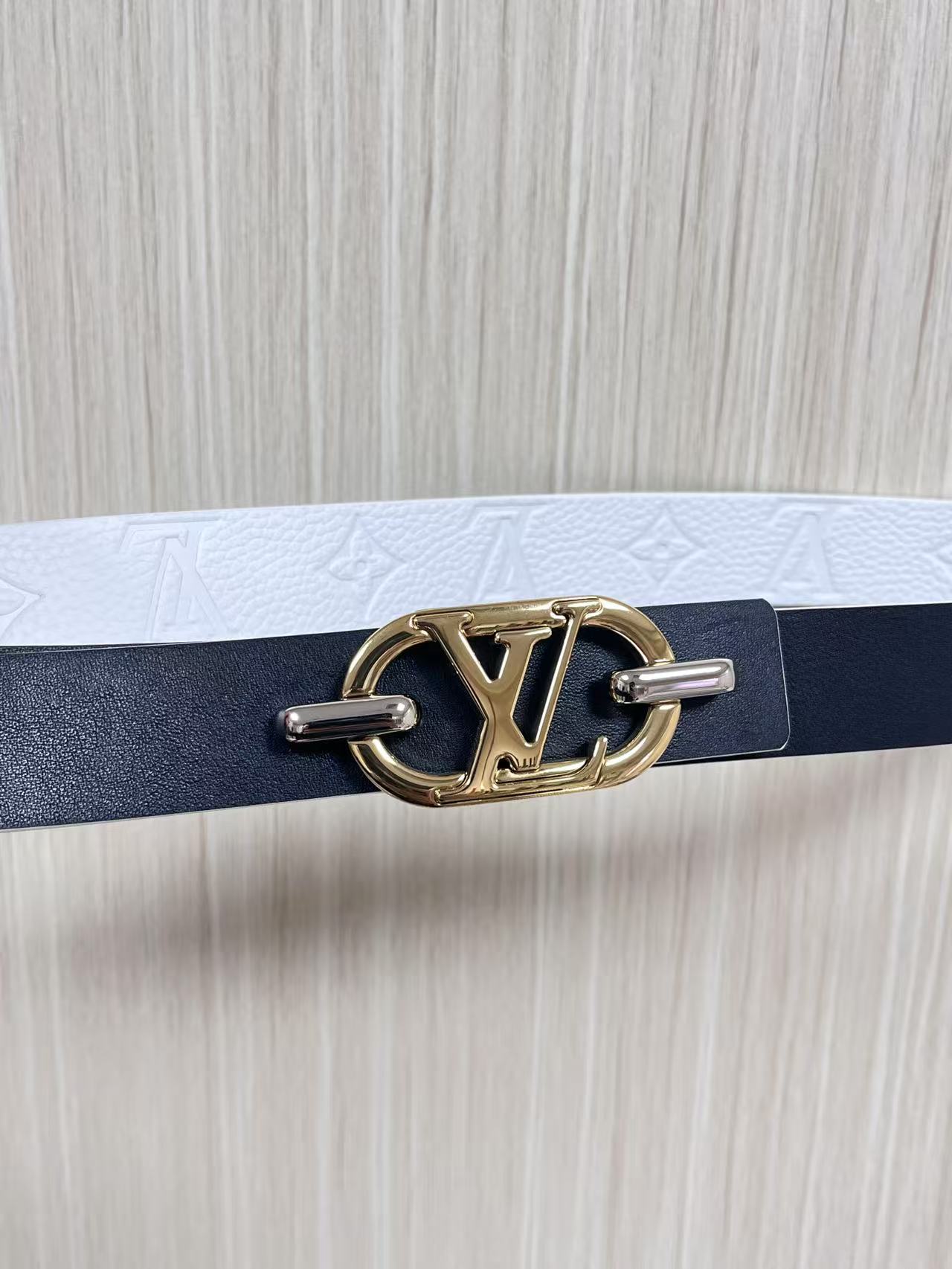 Female Basic Belt Cow Leather White