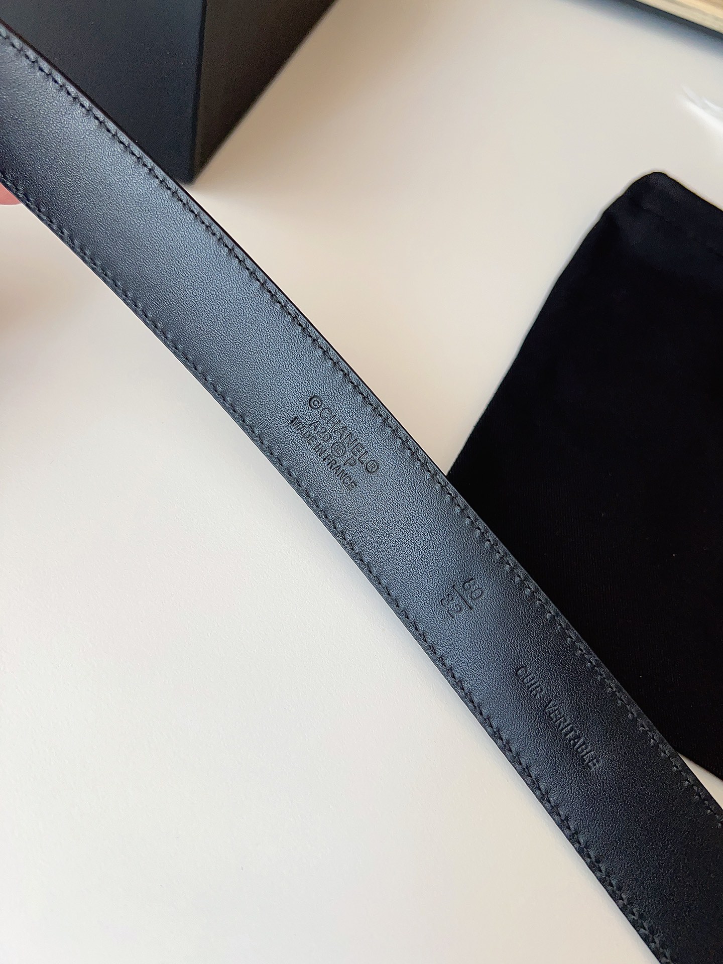 Female Leather Belt Sheepskin Gold M-l