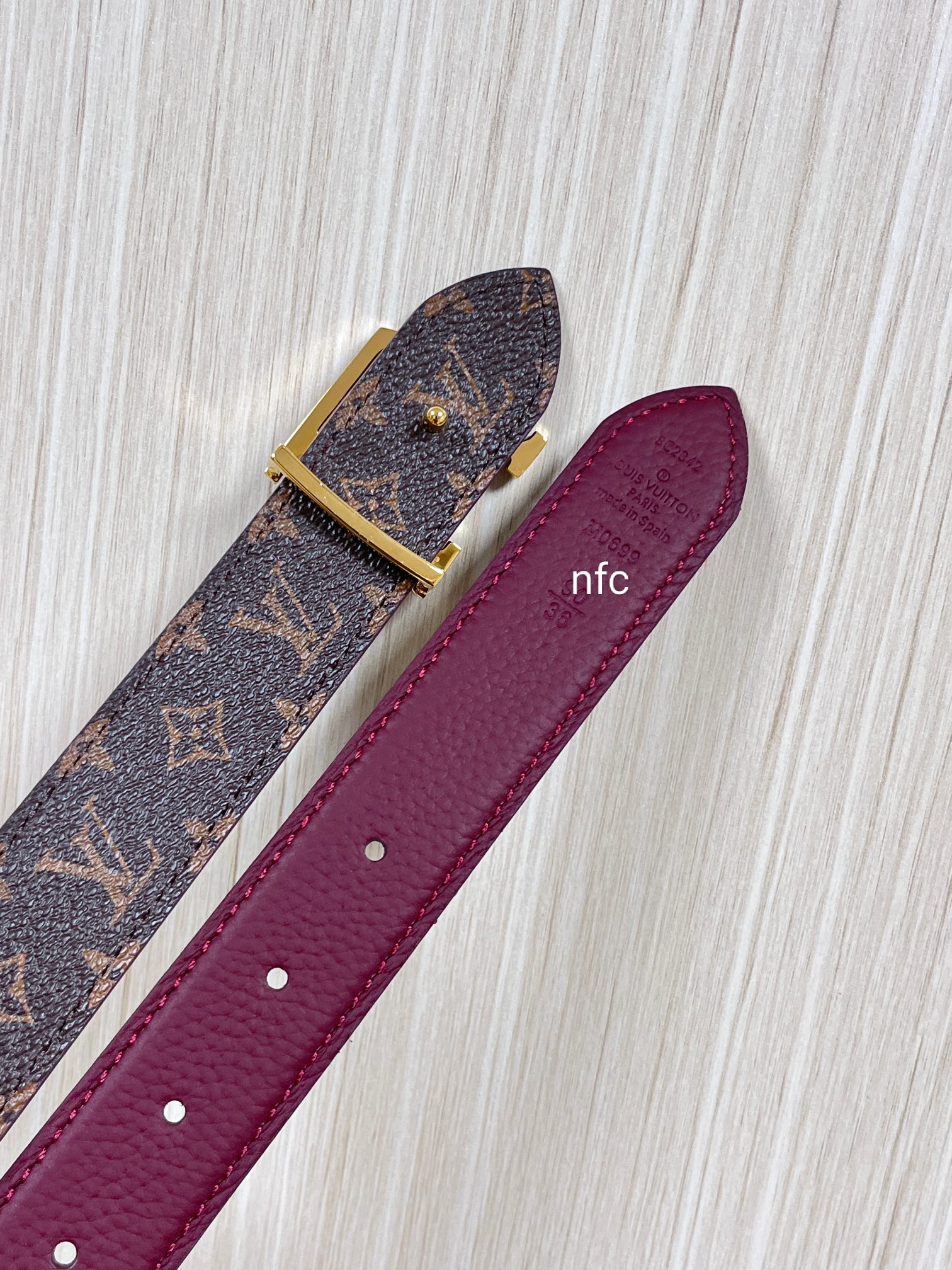 Louis Vuitton Female Basic Belt Canvas M-l