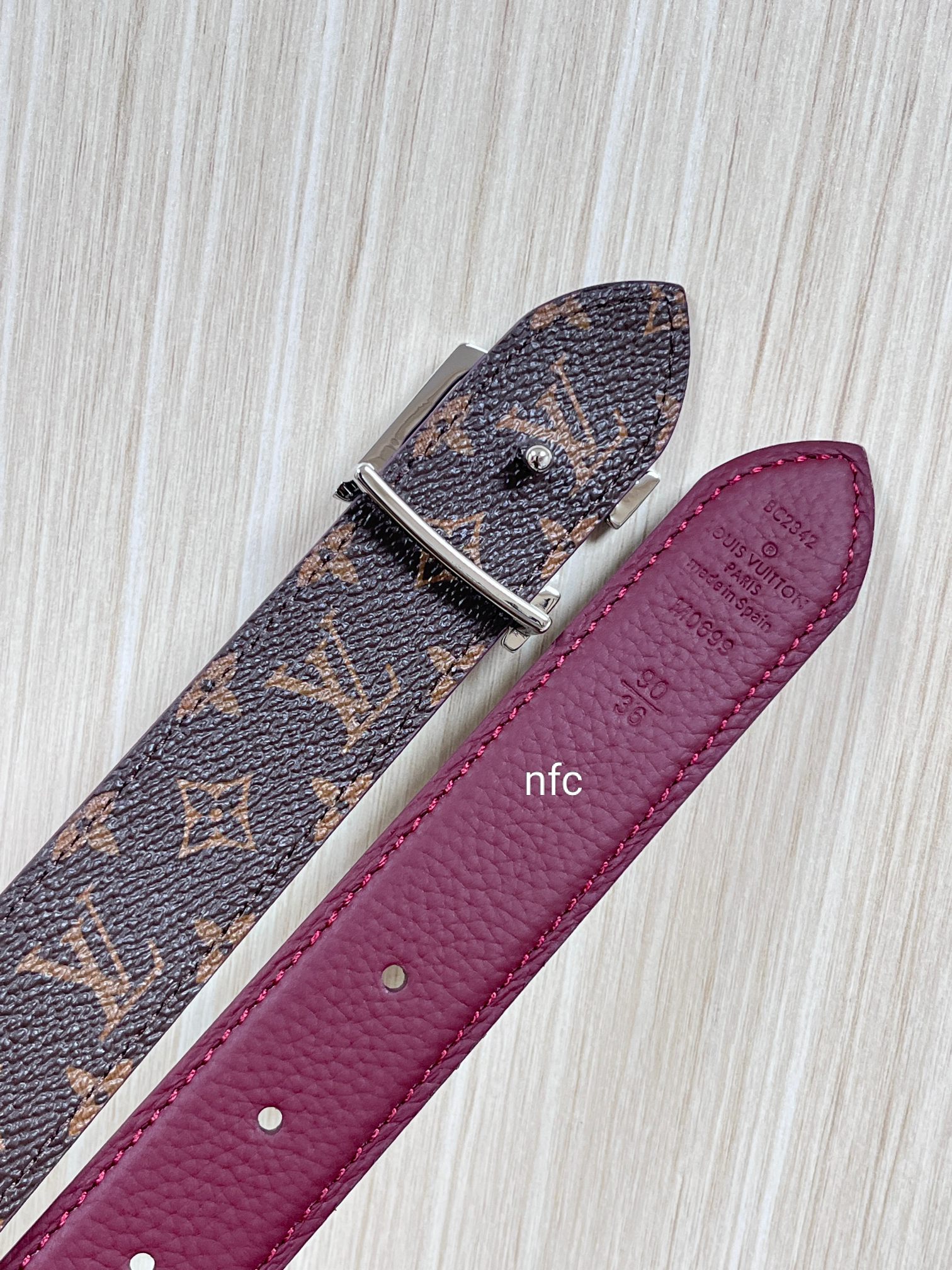 Louis Vuitton Female Basic Belt Canvas M-l
