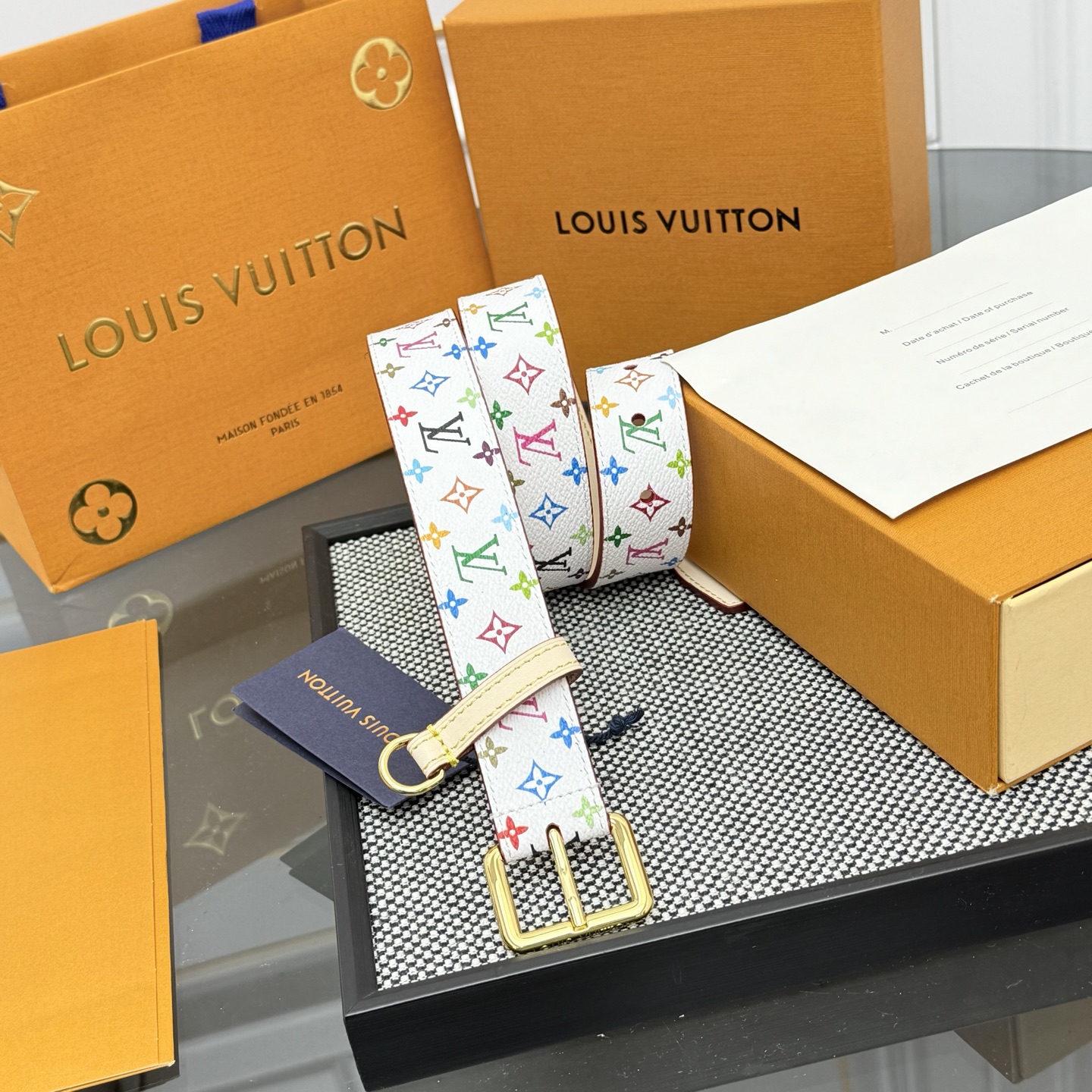 Louis Vuitton Female Leather Belt M-l
