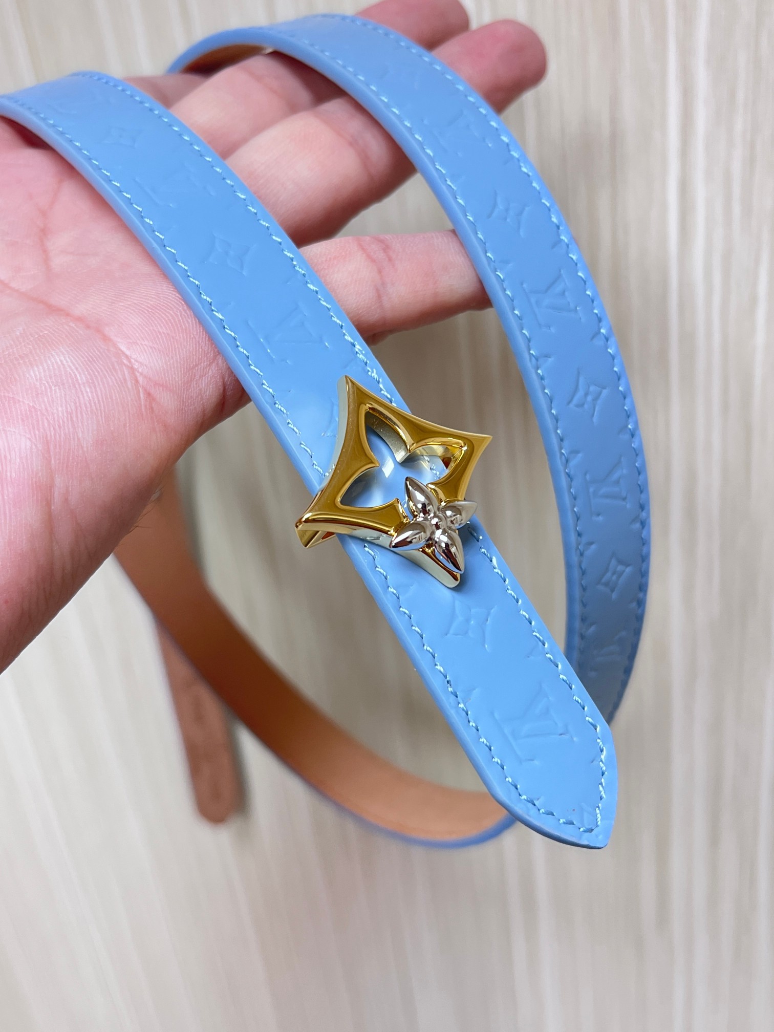 Louis Vuitton Female Basic Belt Cow Leather L