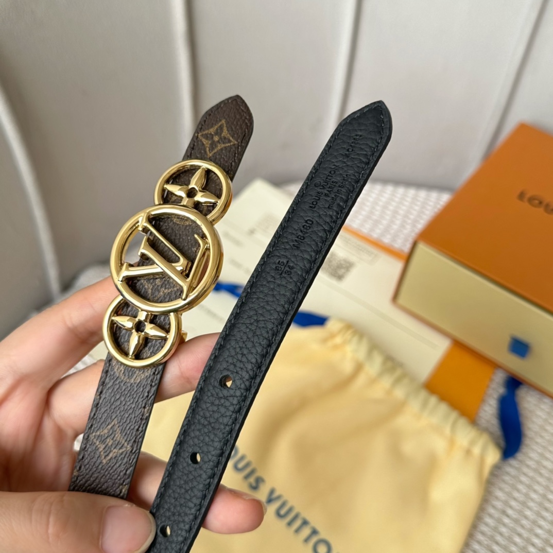 Louis Vuitton Female Basic Belt Cow Leather 20mm-s-l
