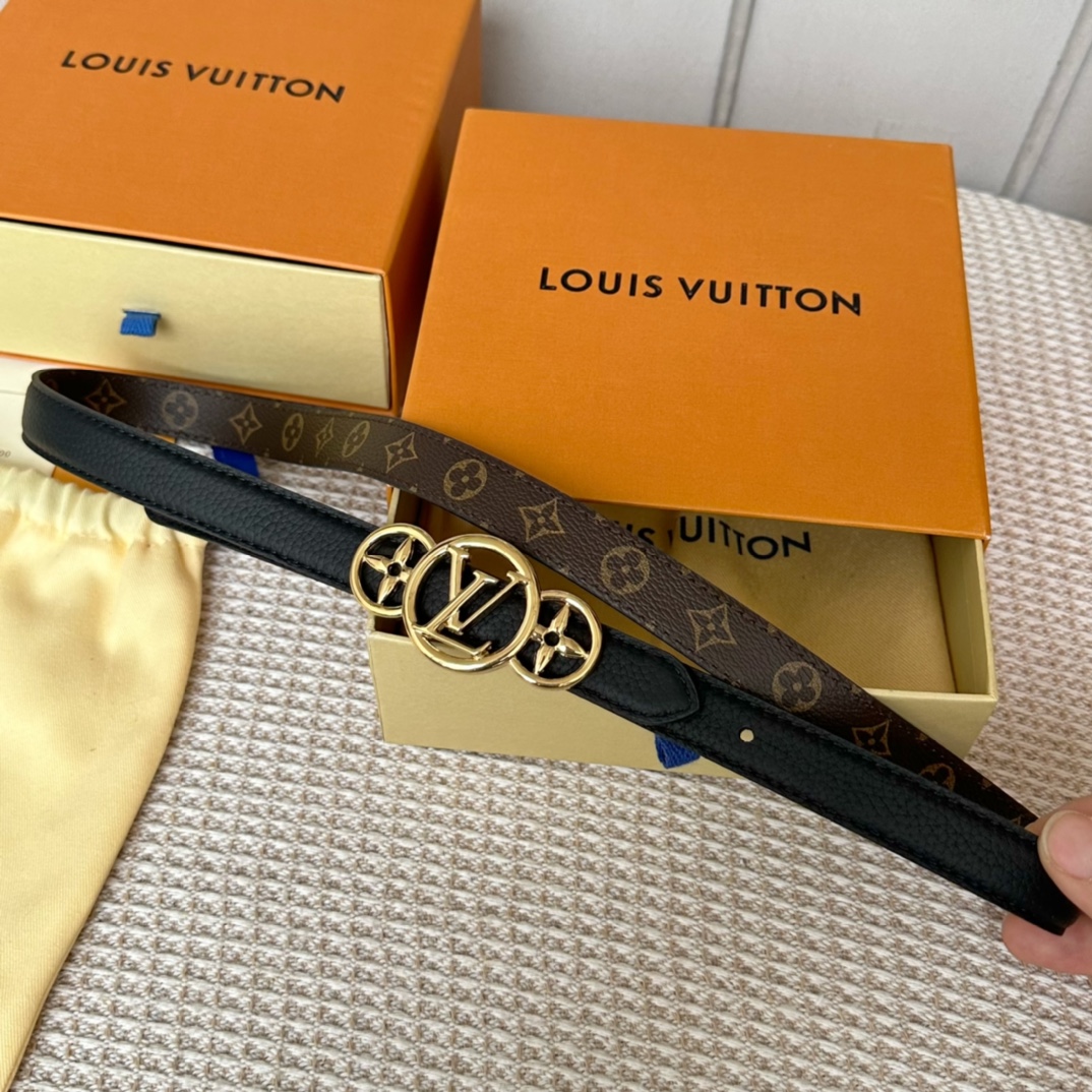 Louis Vuitton Female Basic Belt Cow Leather 20mm-s-l