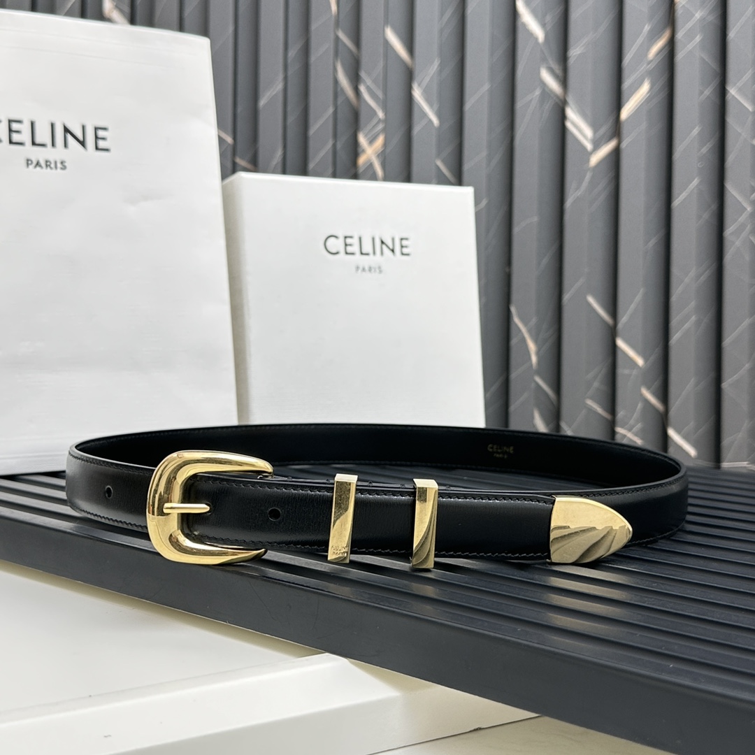 Celine Female Basic Belt Cow Leather S-m-l