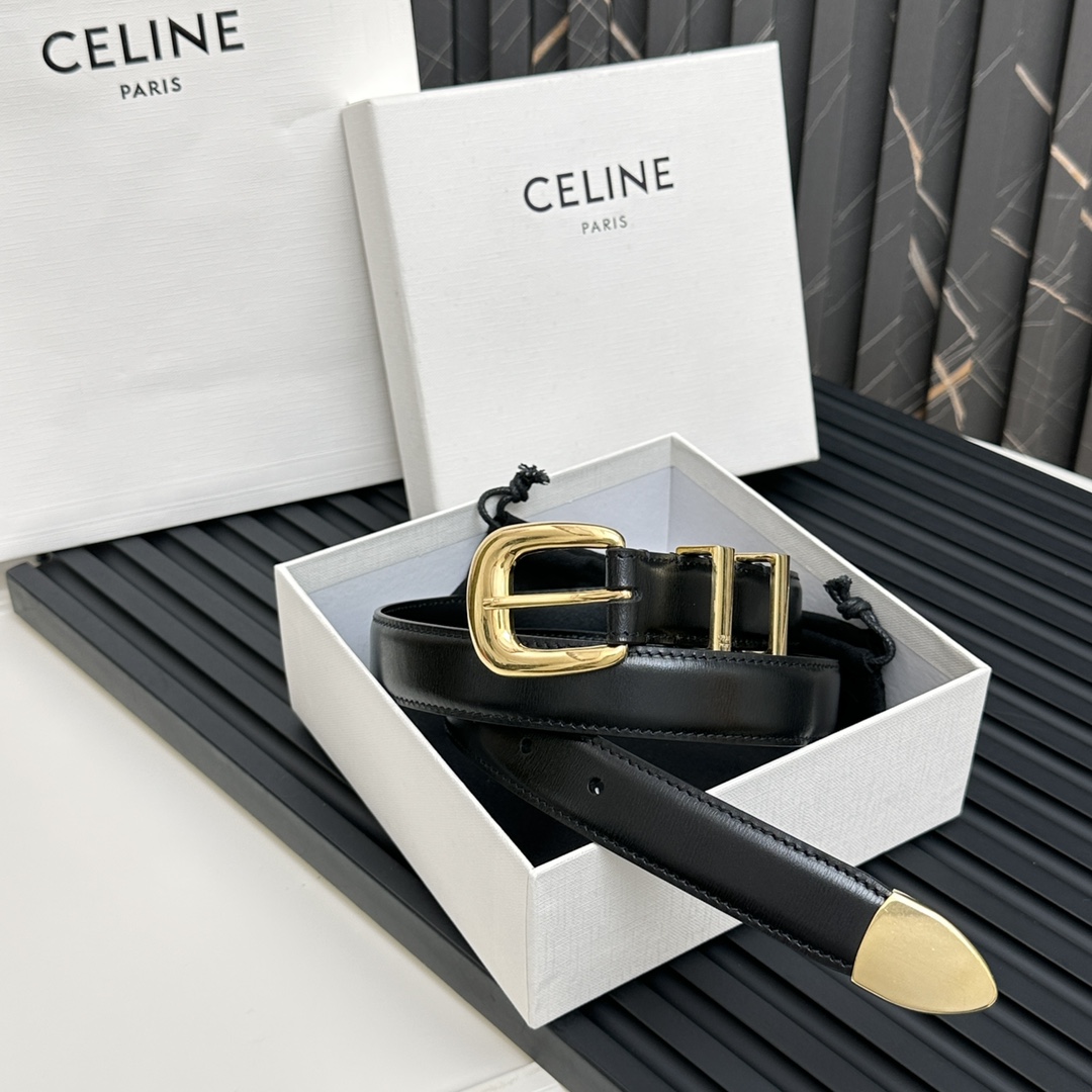 Celine Female Basic Belt Cow Leather S-m-l