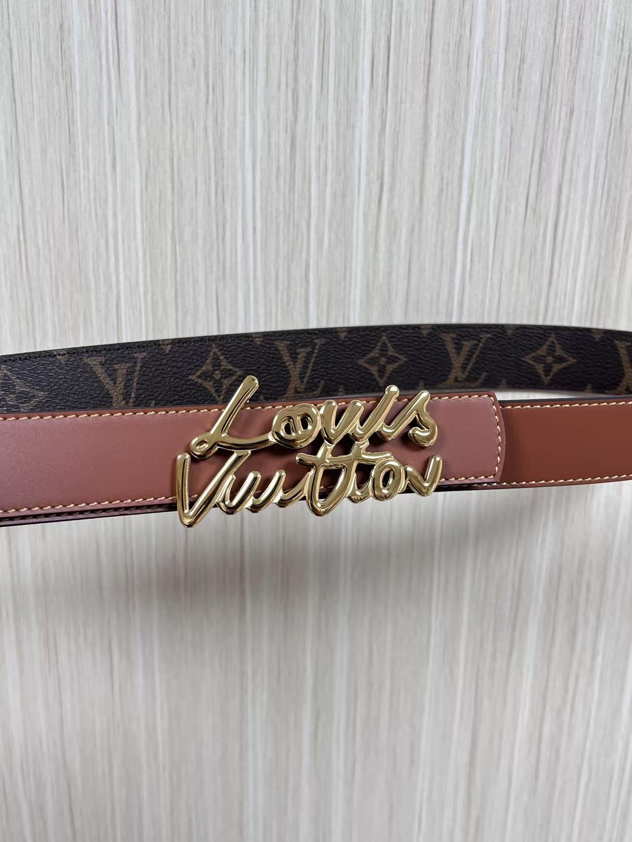 Louis Vuitton Female Basic Belt Cow Leather M