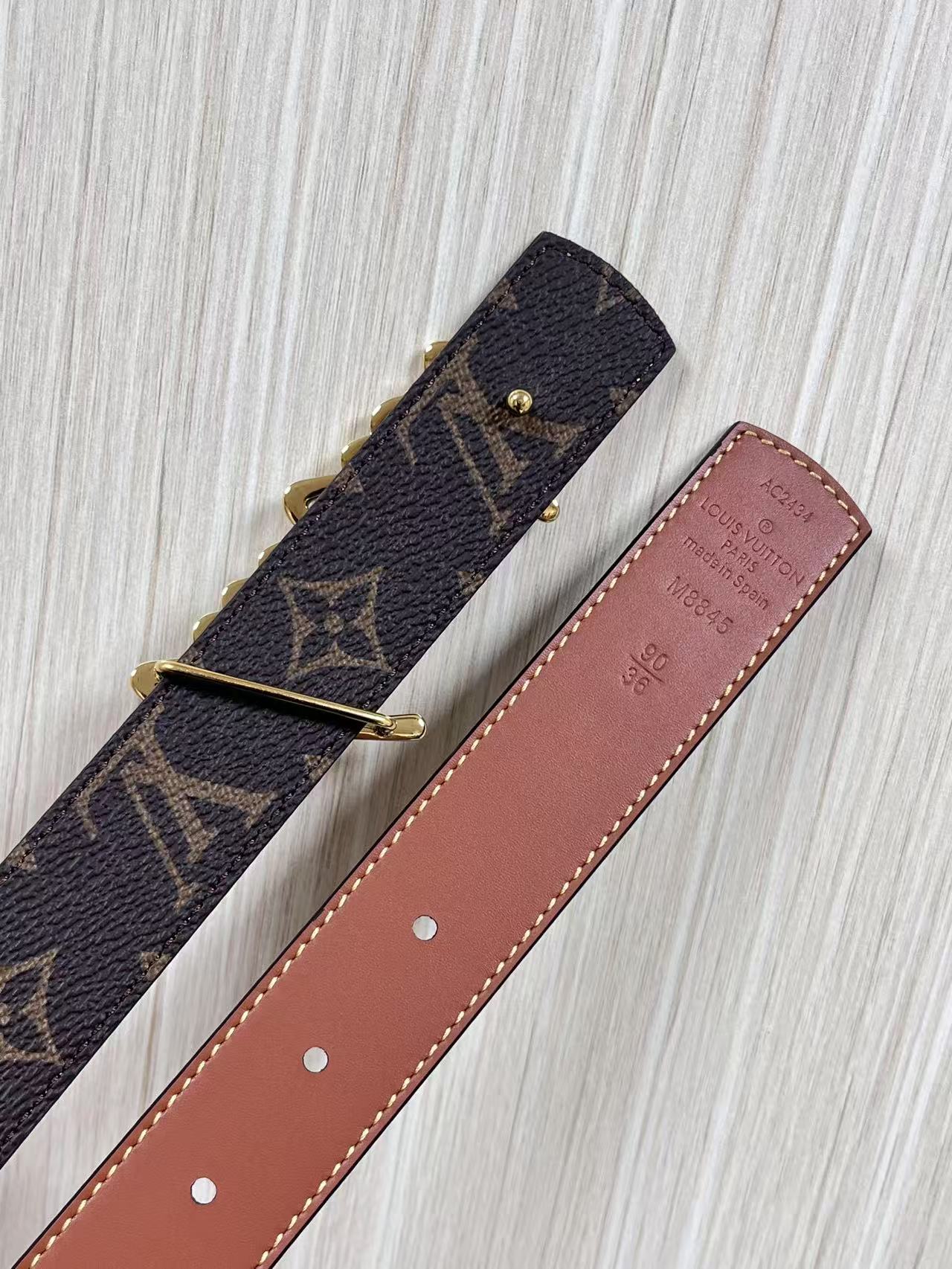 Louis Vuitton Female Basic Belt Cow Leather M
