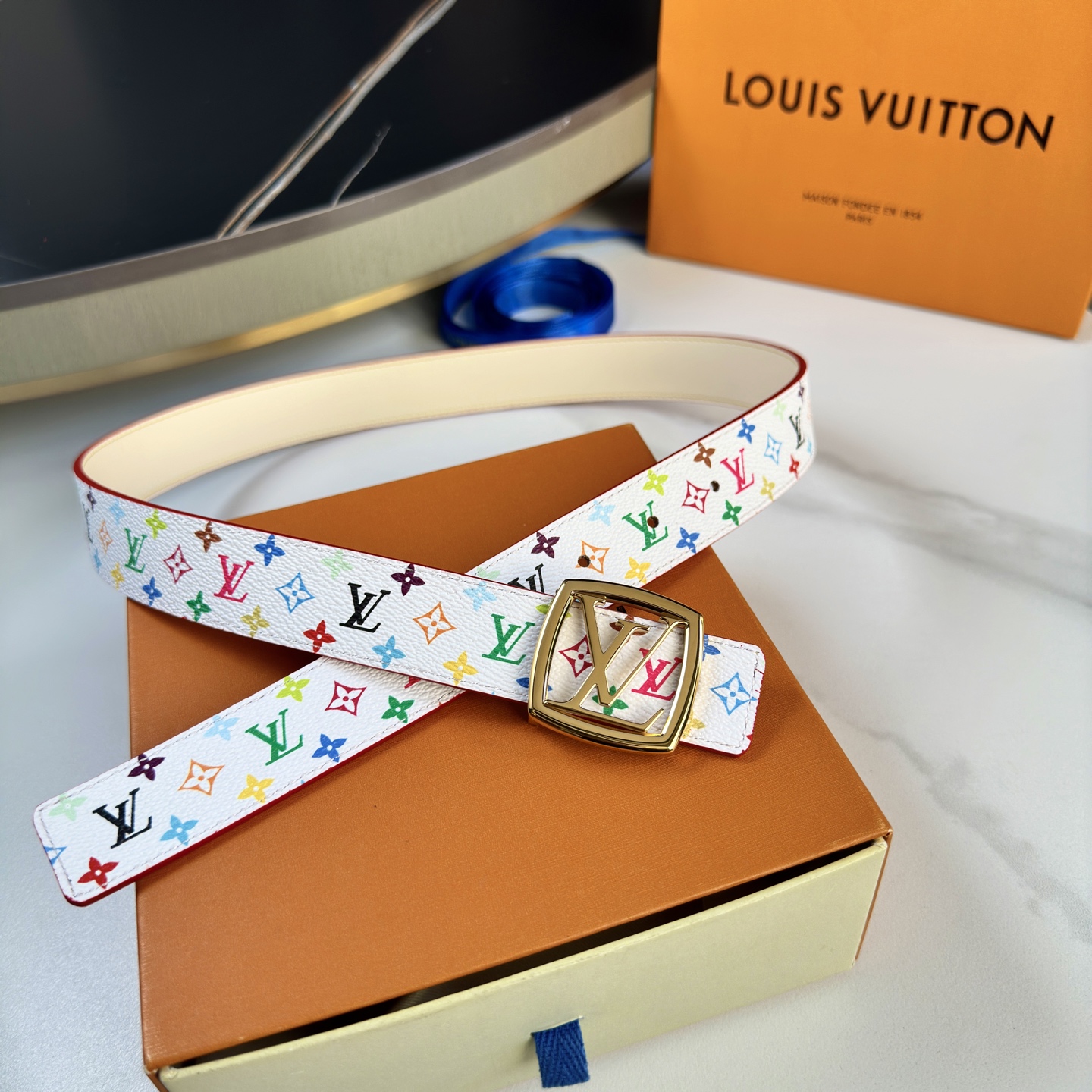 Louis Vuitton Female Basic Belt Cow Leather M