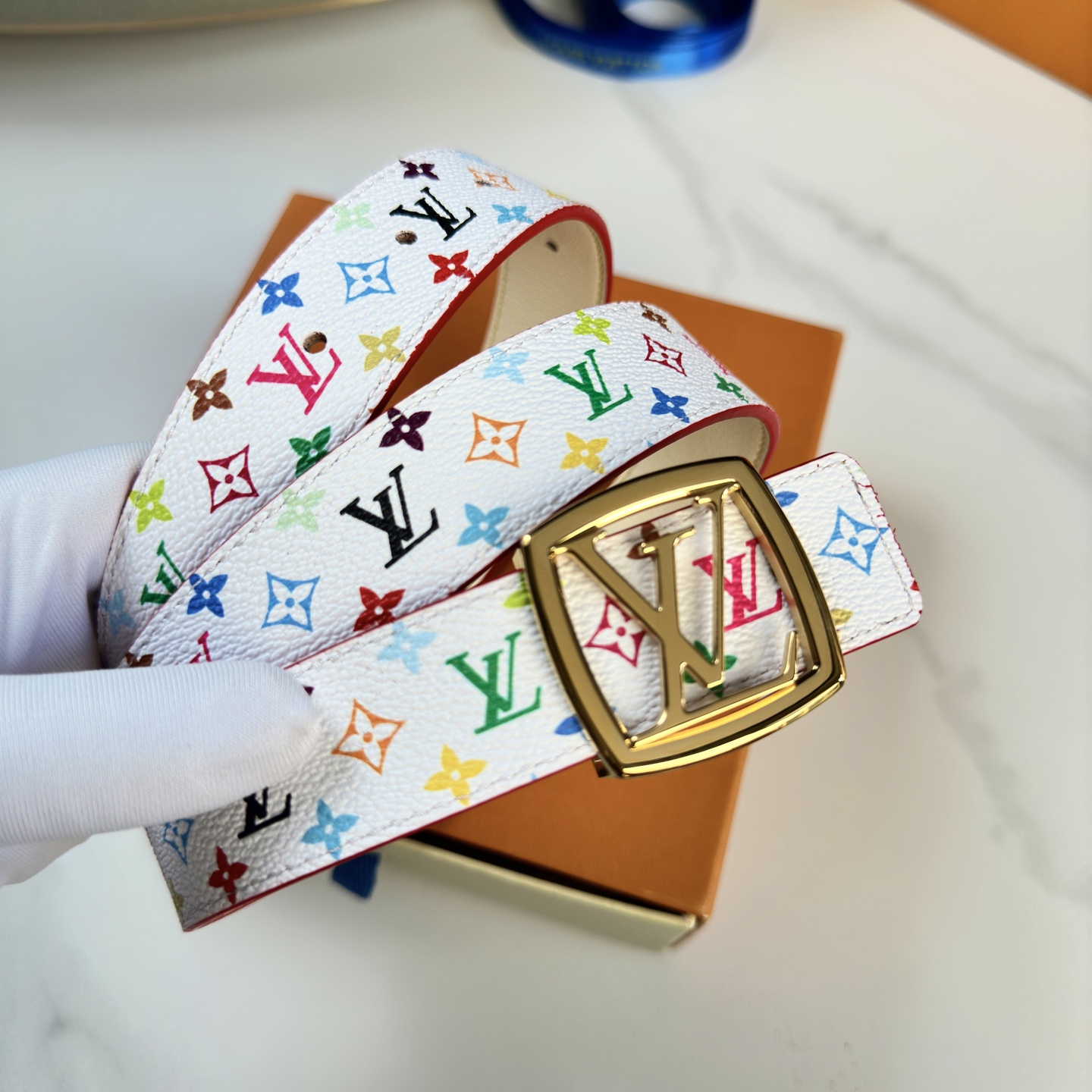 Louis Vuitton Female Basic Belt Cow Leather M